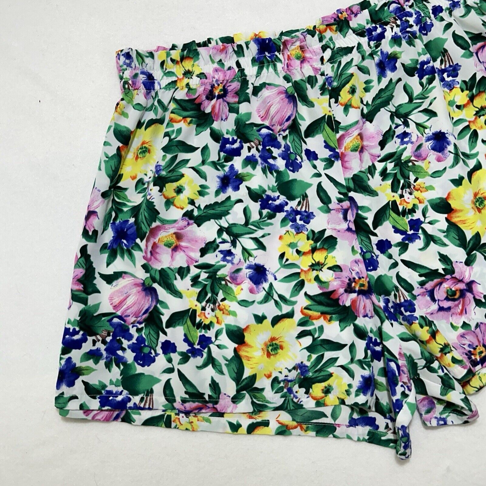 Victoria's Secret Vintage Victoria's Secret Small Sleep Pajama Shorts Floral Size 28" / US 6 / IT 42 - 4 Thumbnail
