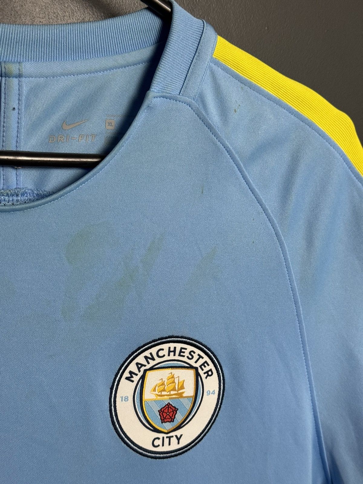 Nike Manchester City Training Football Jersey Size US XL / EU 56 / 4 - 6 Thumbnail
