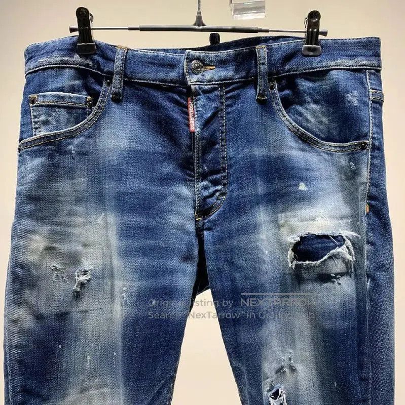 Other DSQUARED2 Casual Blue Men's Denim Pants . Size US 32 / EU 48 - 3 Thumbnail