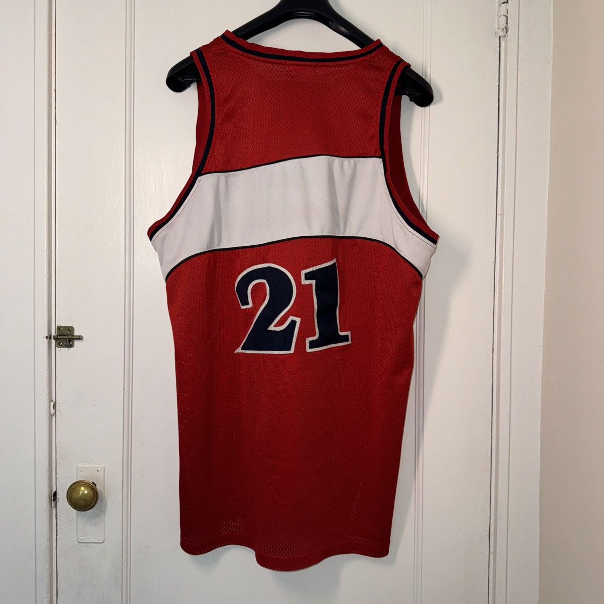 Mitchell & Ness × NBA Mitchell & Ness Hawks #21 Mesh Jersey Rare Vintage Style Size US XXL / EU 58 / 5 - 4 Thumbnail