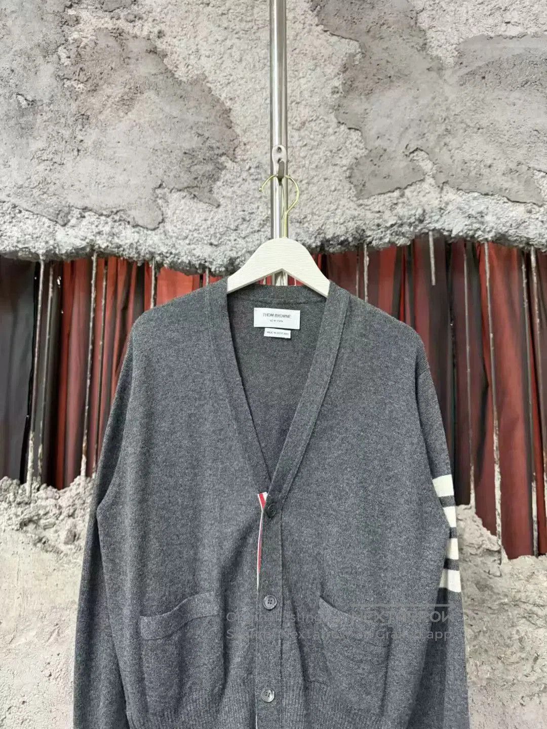 Thom Browne thom browne gray wool cardigan. Size US L / EU 52-54 / 3 - 3 Thumbnail