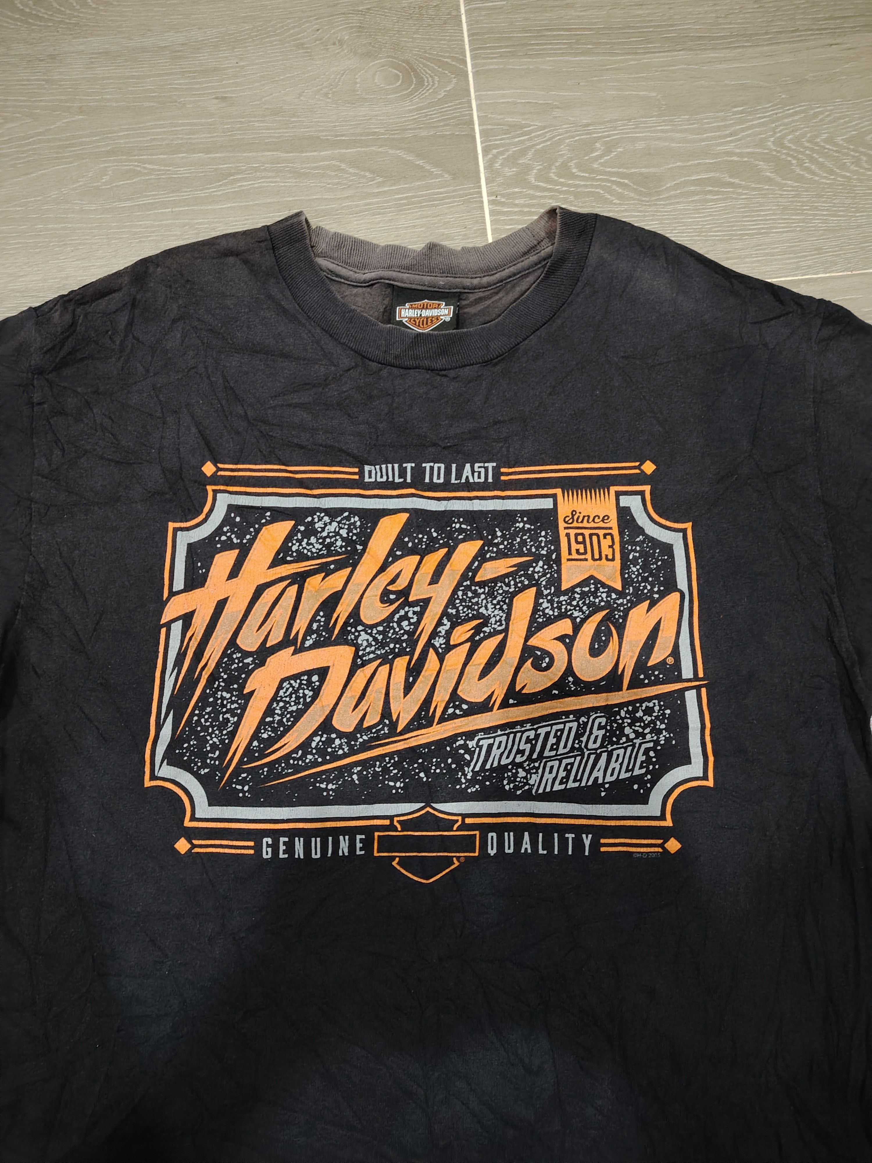 Harley Davidson Vintage Harley Davidson Praha Faded T-Shirt Size US M / EU 48-50 / 2 - 3 Thumbnail