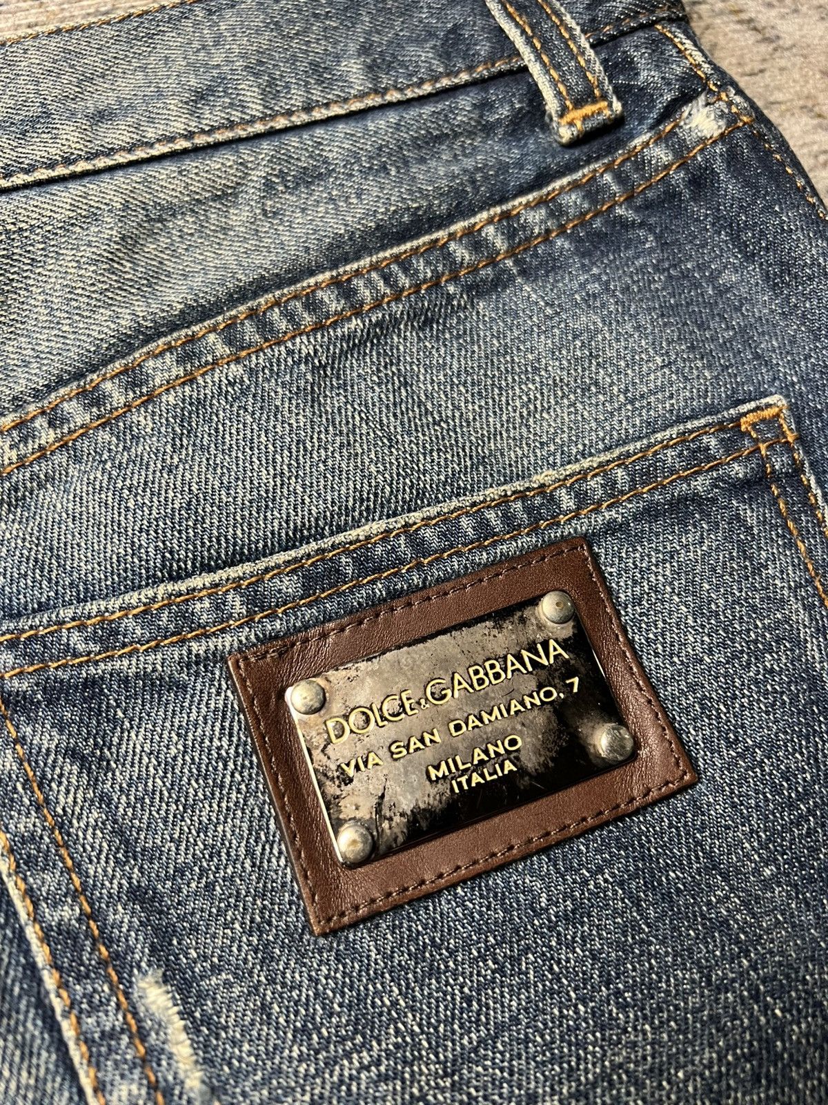 Dolce & Gabbana Dolce & Gabbana Slim Jeans Size US 33 - 5 Thumbnail