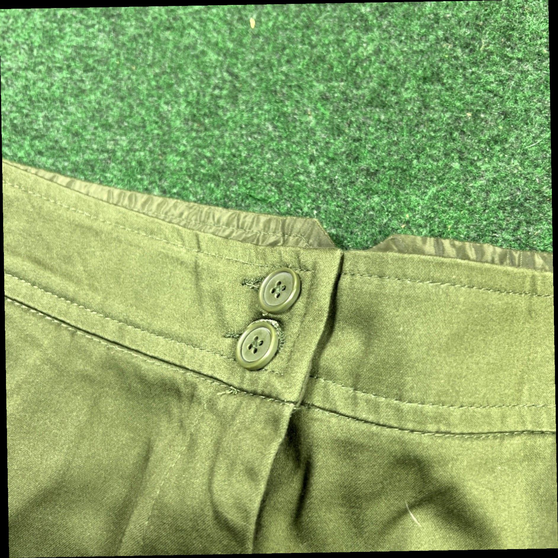 Vintage Sagharbor Denim Green 6 Shorts Smooth Measures 32 New W Tags Size 28" / US 6 / IT 42 - 4 Thumbnail