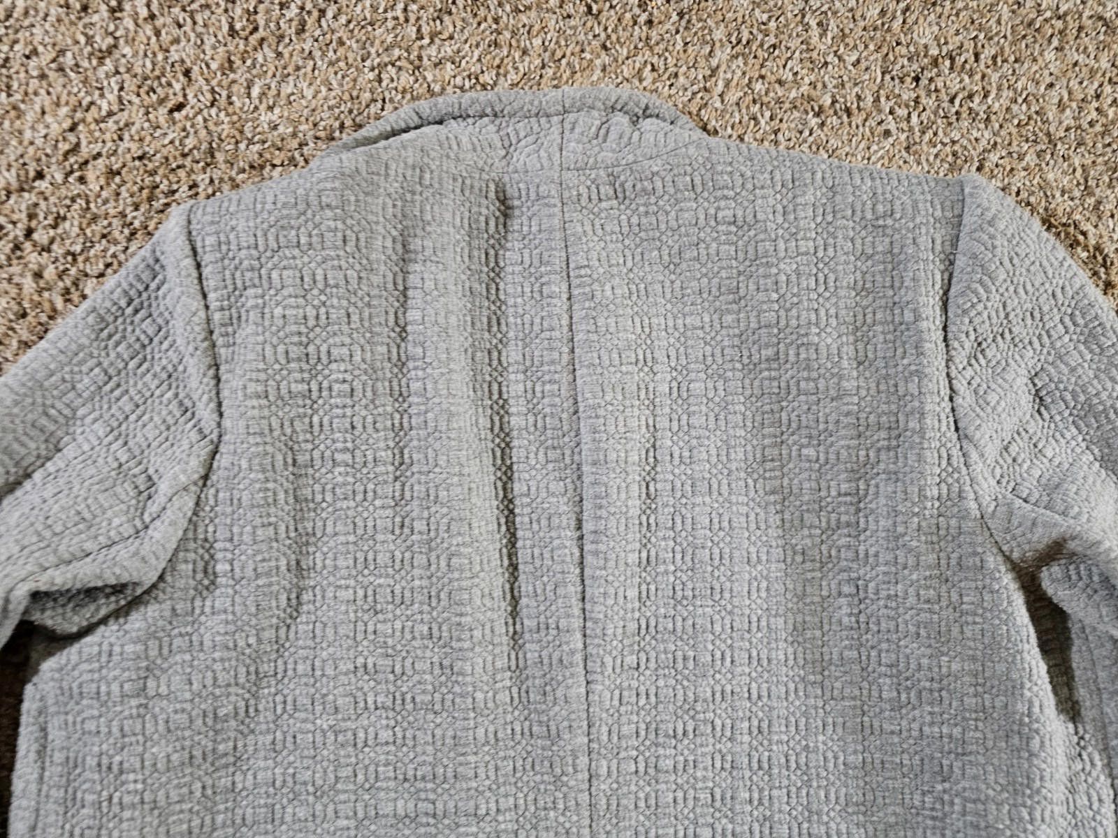 Designer Roz & Ali full zip sweater gray 2X Size XXL / US 16-18 / IT 52-54 - 8 Thumbnail