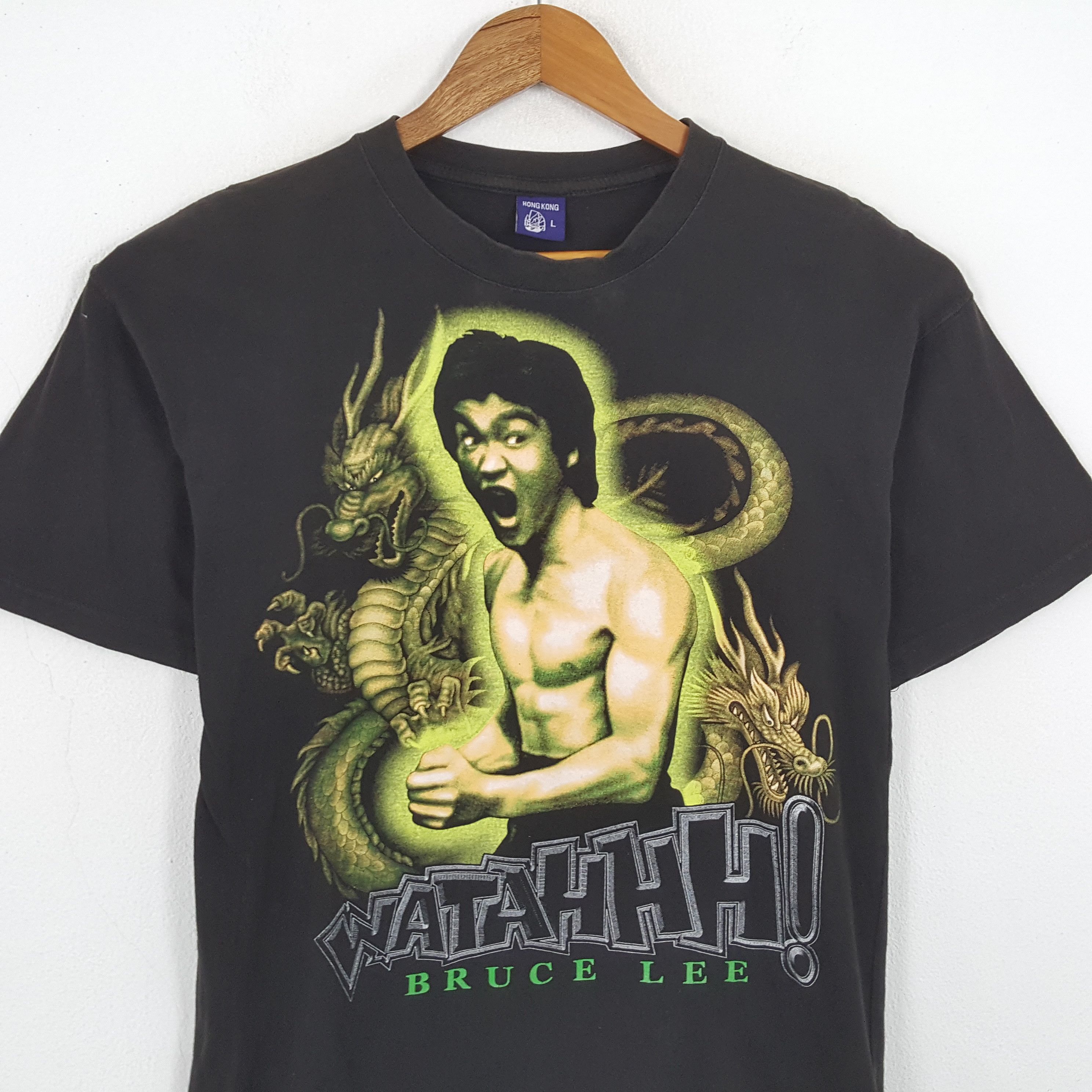 Vintage Vintage BRUCE LEE American Artist Movie T-Shirts Size US M / EU 48-50 / 2 - 2 Thumbnail