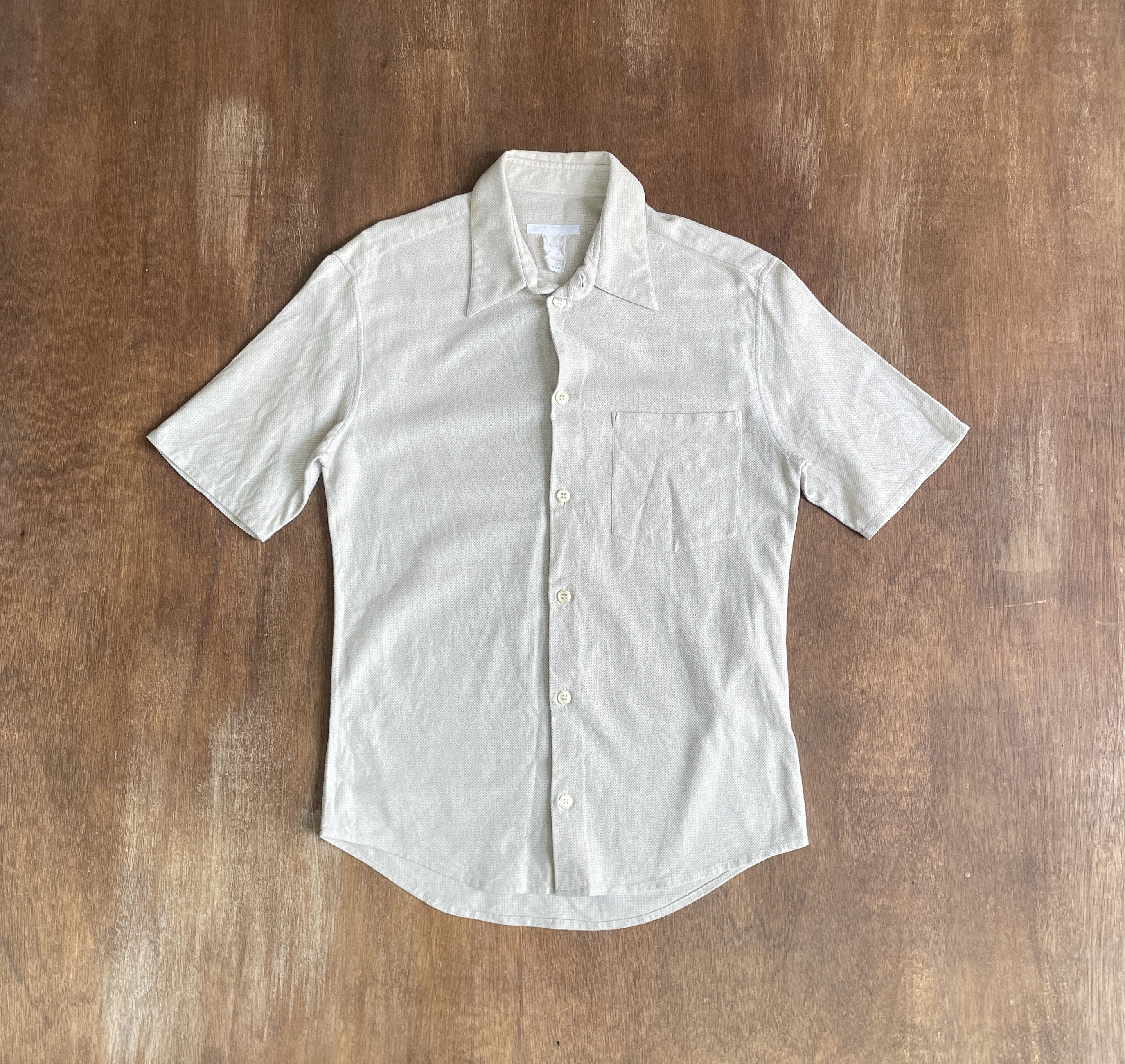 Helmut Lang HELMUT LANG Texture Fabric T-Shirt Size US M / EU 48-50 / 2 - 1 Thumbnail