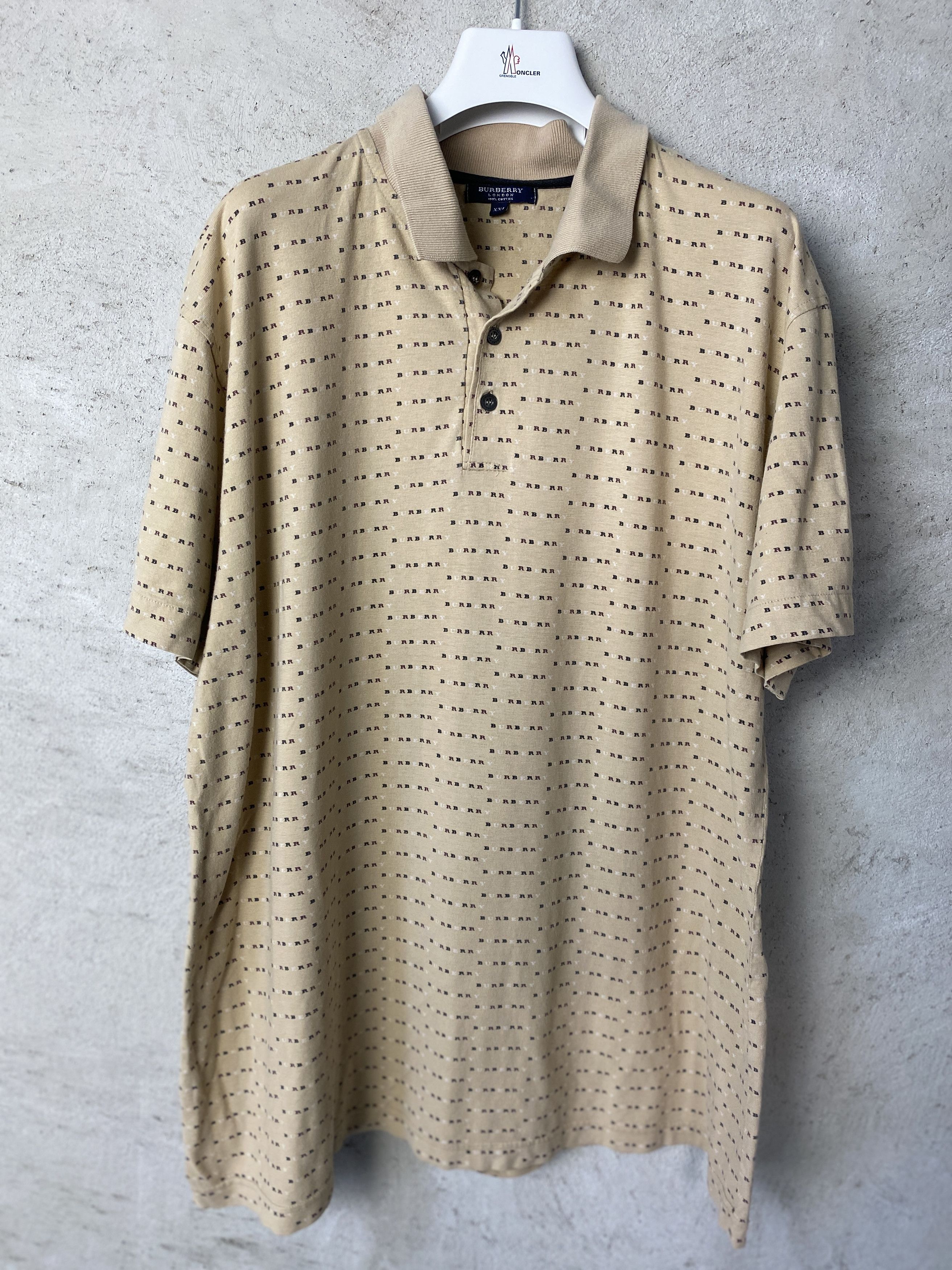 Burberry Burberry multi logo polo t-shirt tee Size US XXL / EU 58 / 5 - 1 Thumbnail