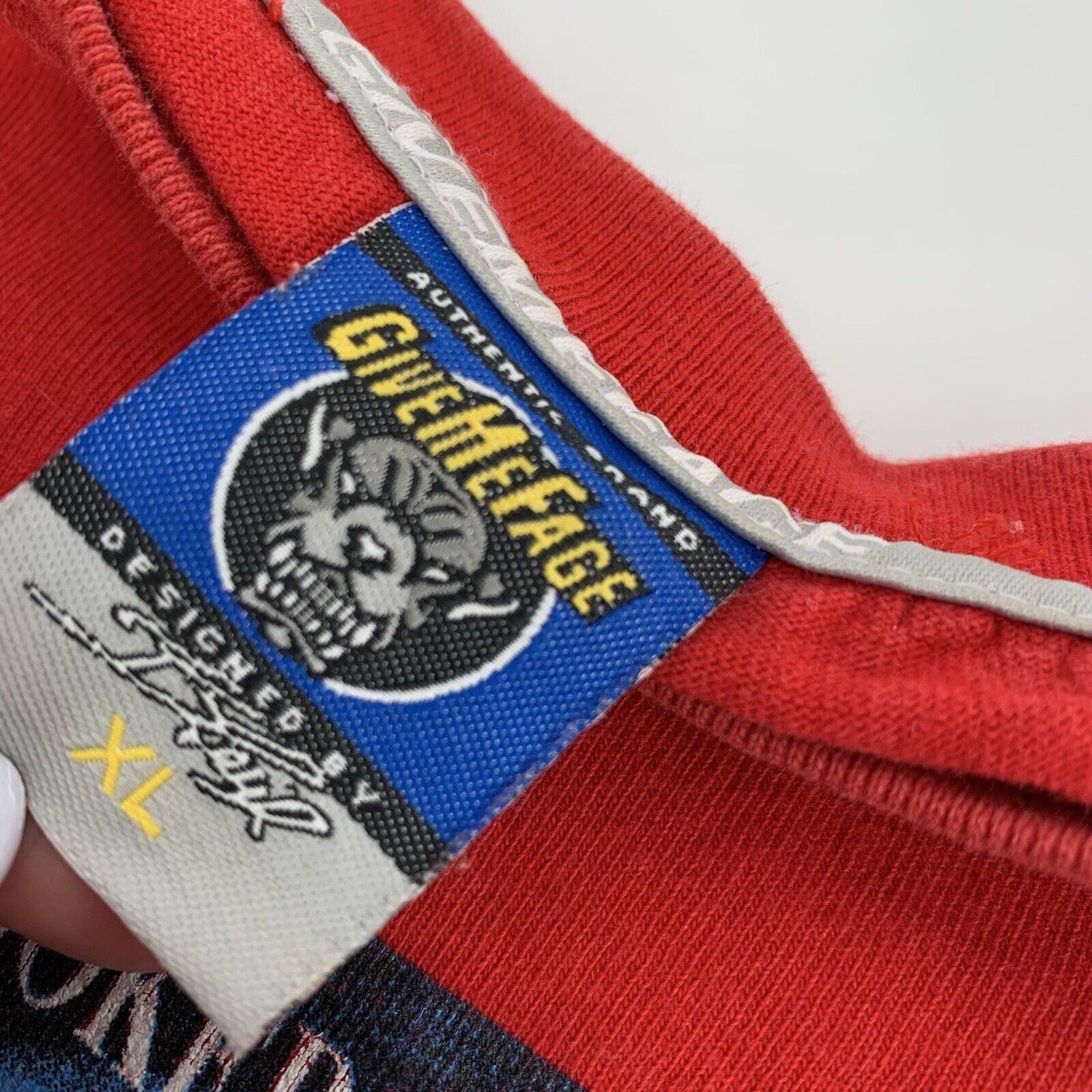 Vintage Vintage 90s Give Me Face New Jack City Parody Flack Jacket Size US XL / EU 56 / 4 - 3 Thumbnail