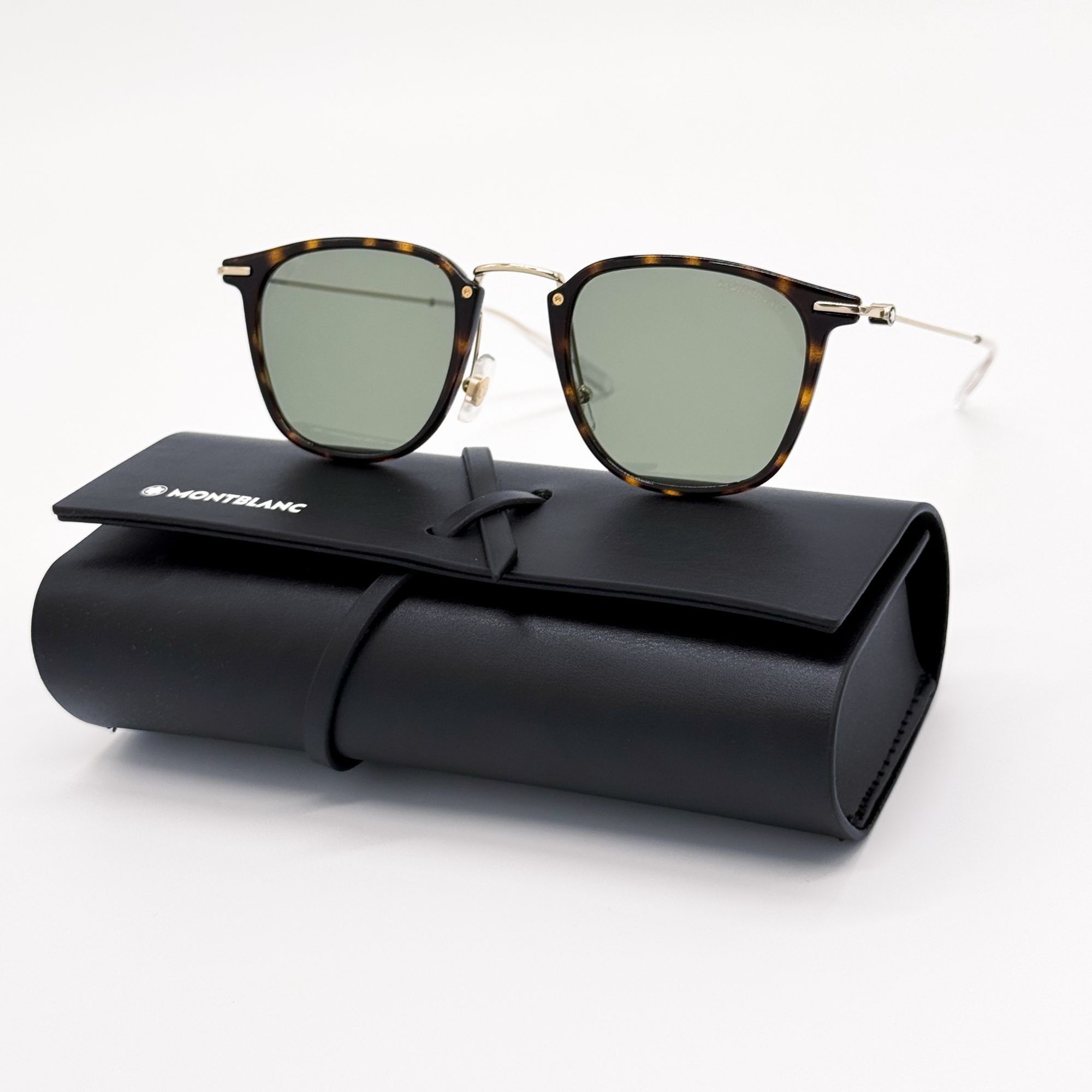 Montblanc NEW MONTBLANC SUNGLASSES MEN HAVANA/GOLD MB0295S 002 EYEWEAR Size ONE SIZE - 1 Thumbnail