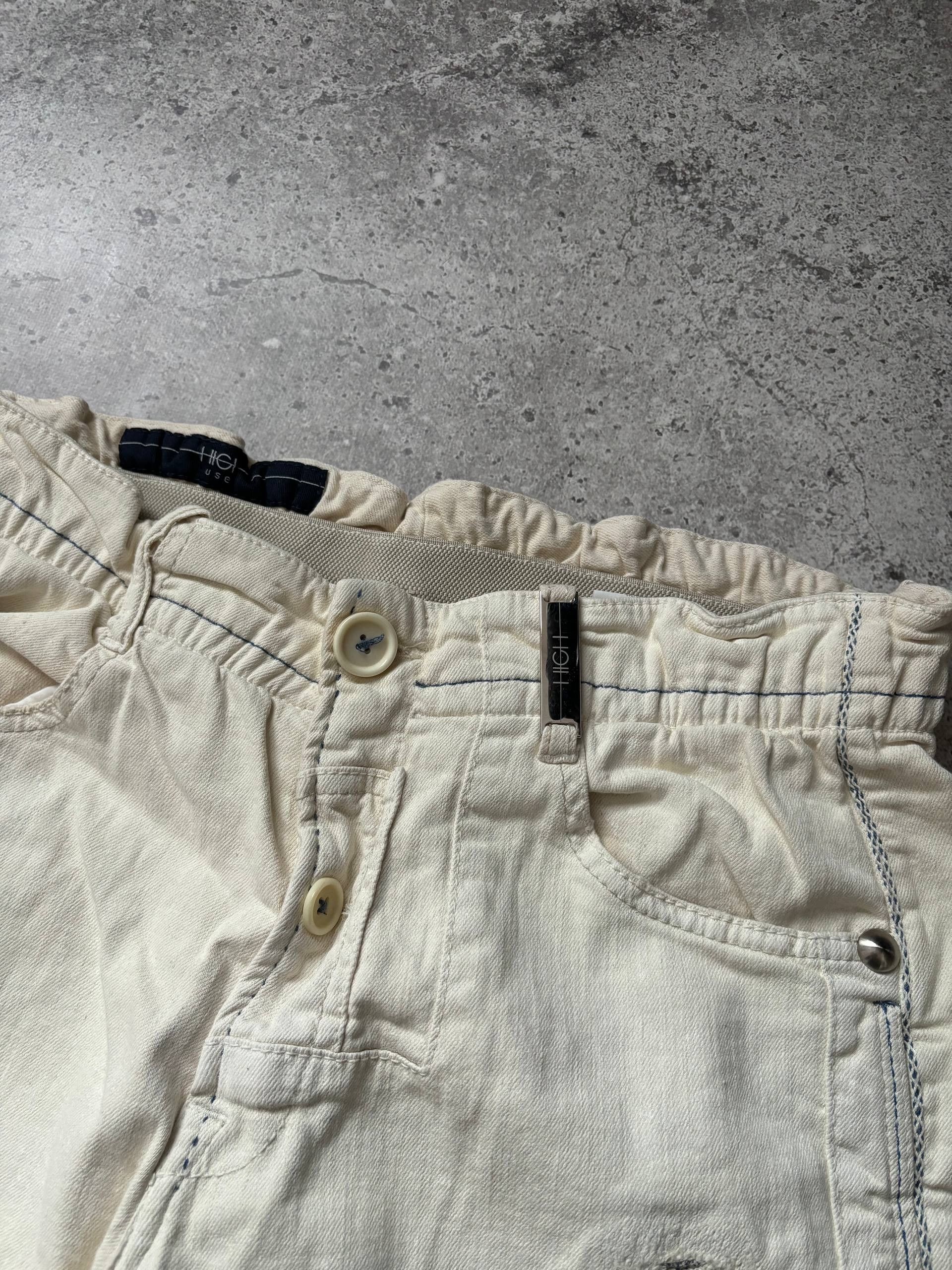Japanese Brand Avant Garde High Use Patchwork Pants Waxed Cottone Size US 32 / EU 48 - 7 Thumbnail