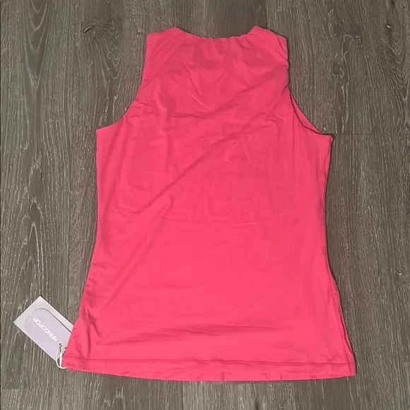 Mango MangoPop Sleeveless Top Pink Tank NWT Size Medium Stretchy Size M / US 6-8 / IT 42-44 - 4 Thumbnail