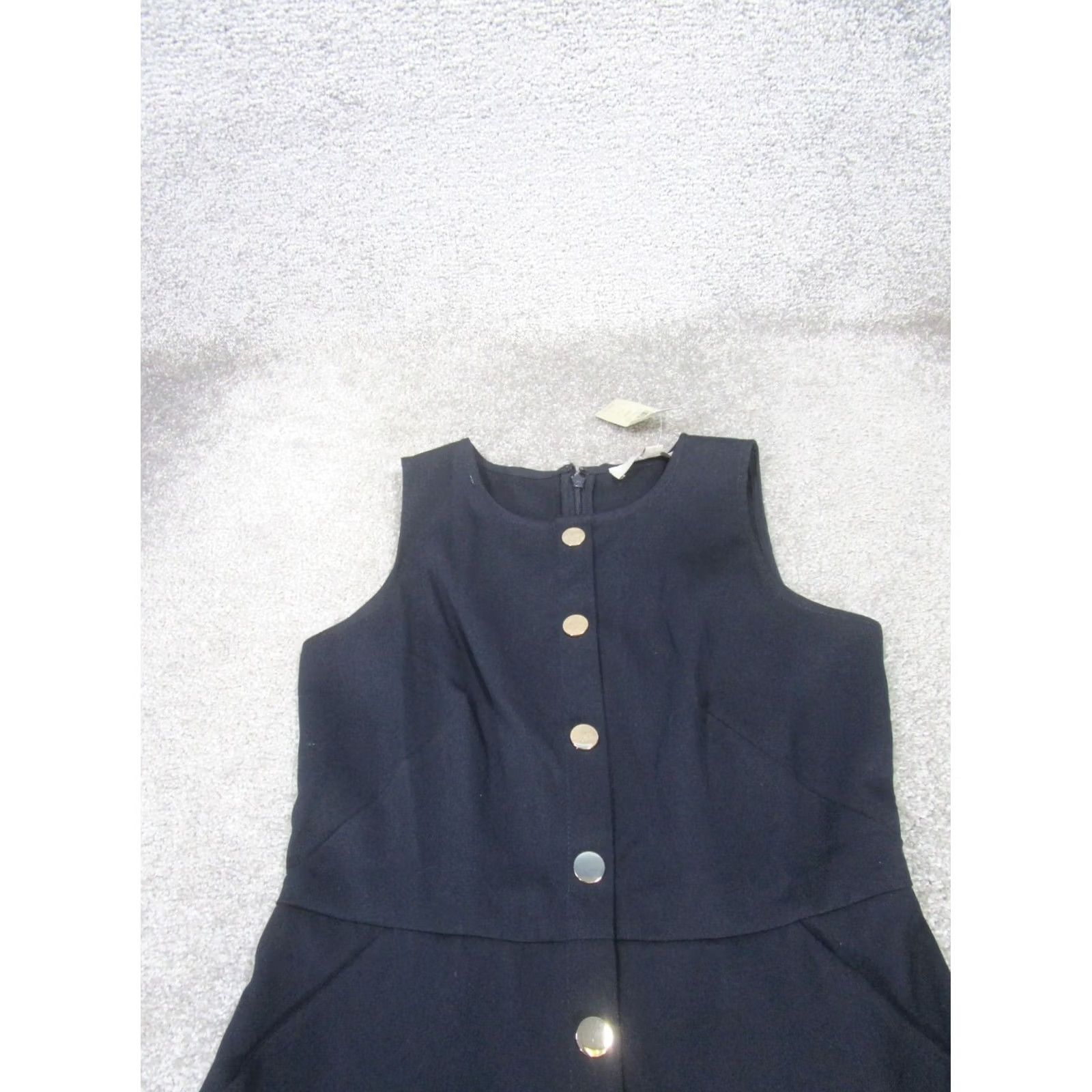 Loft LOFT Blue Cotton Sleeveless Mini Dress Womens 00P Petite Casual Short 00P Womens Ballet Shirt? Size XXS / US 00 / IT 34 - 2 Thumbnail