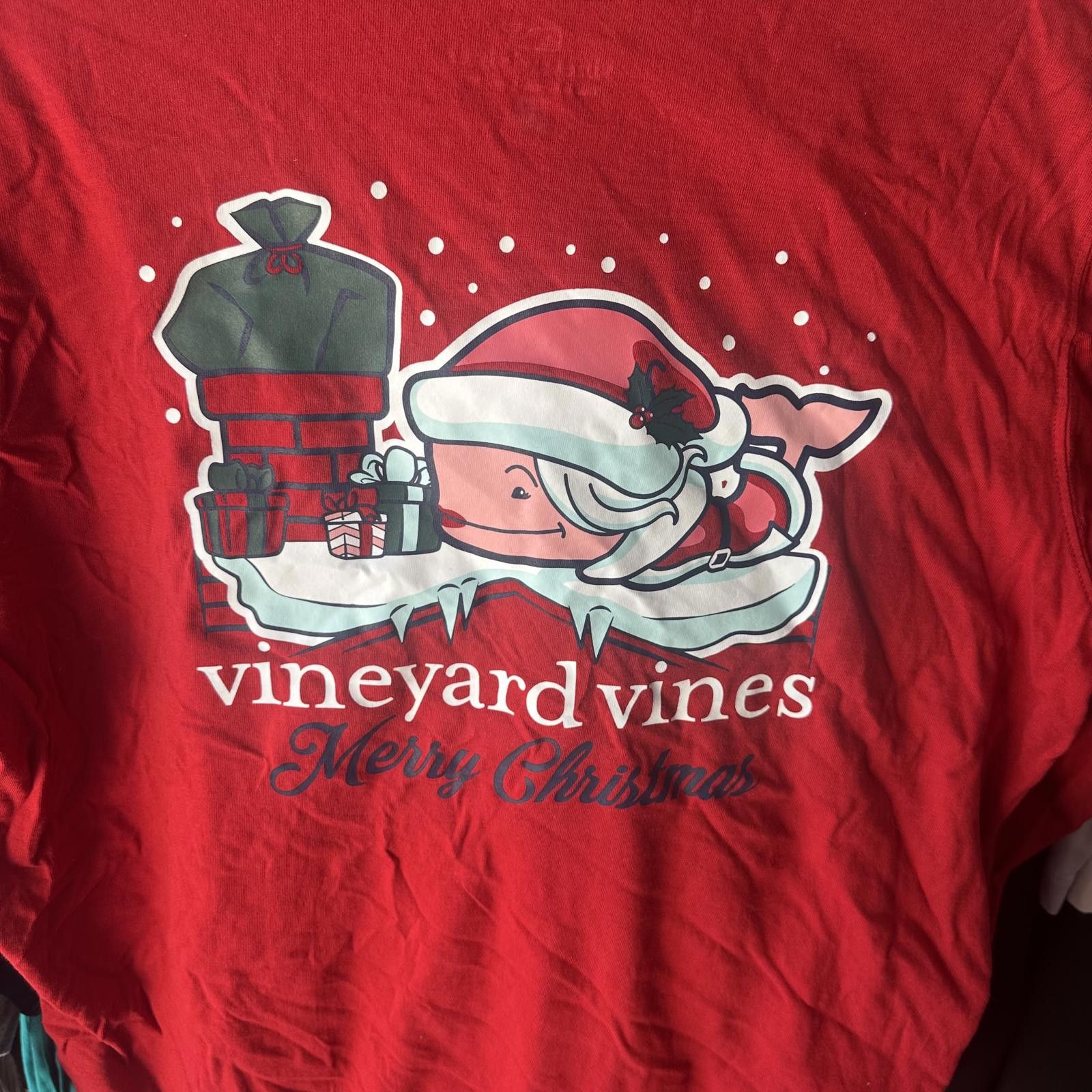 Vineyard Vines Vineyard Vines Long Sleeve Shirt with Christmas Design Size XXL / US 16-18 / IT 52-54 - 4 Thumbnail