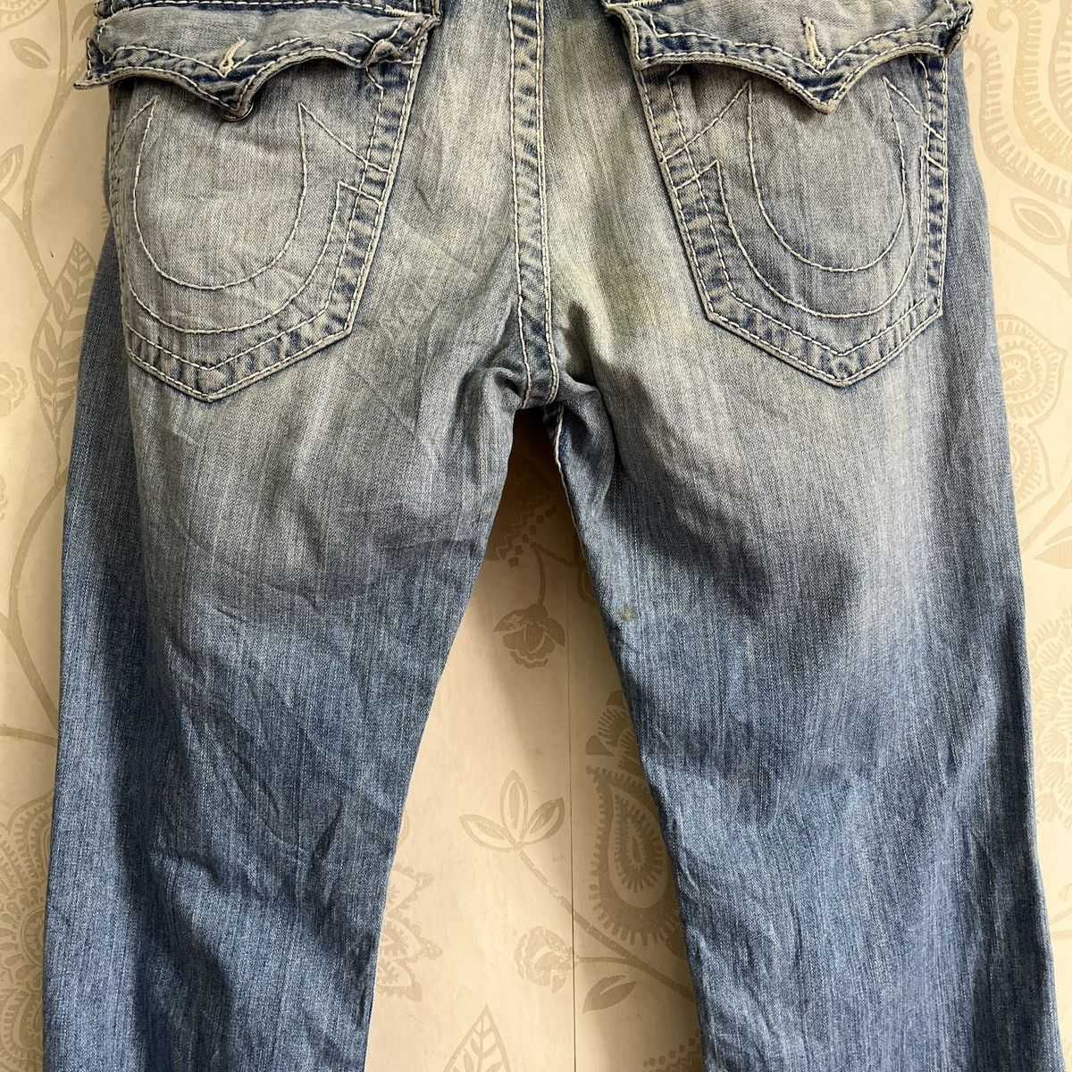 True Religion Thrashed True Religion Denim Jeans Straight Size US 34 / EU 50 - 16 Thumbnail