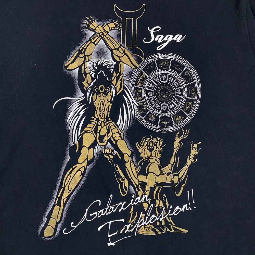 Anime Vintage 00's SAINT SEIYA SAGA Galaxian Explosion Anime Tee Size US L / EU 52-54 / 3 - 3 Thumbnail