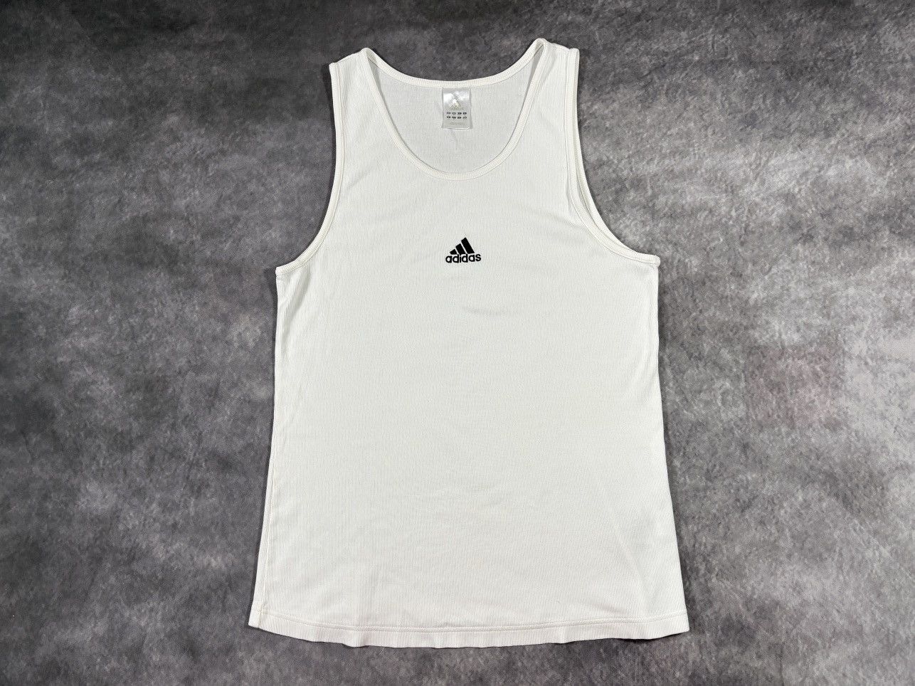 Adidas Vintage Adidas Tank Top Sleeveless Undershirt Embroidered Size US XL / EU 56 / 4 - 11 Thumbnail