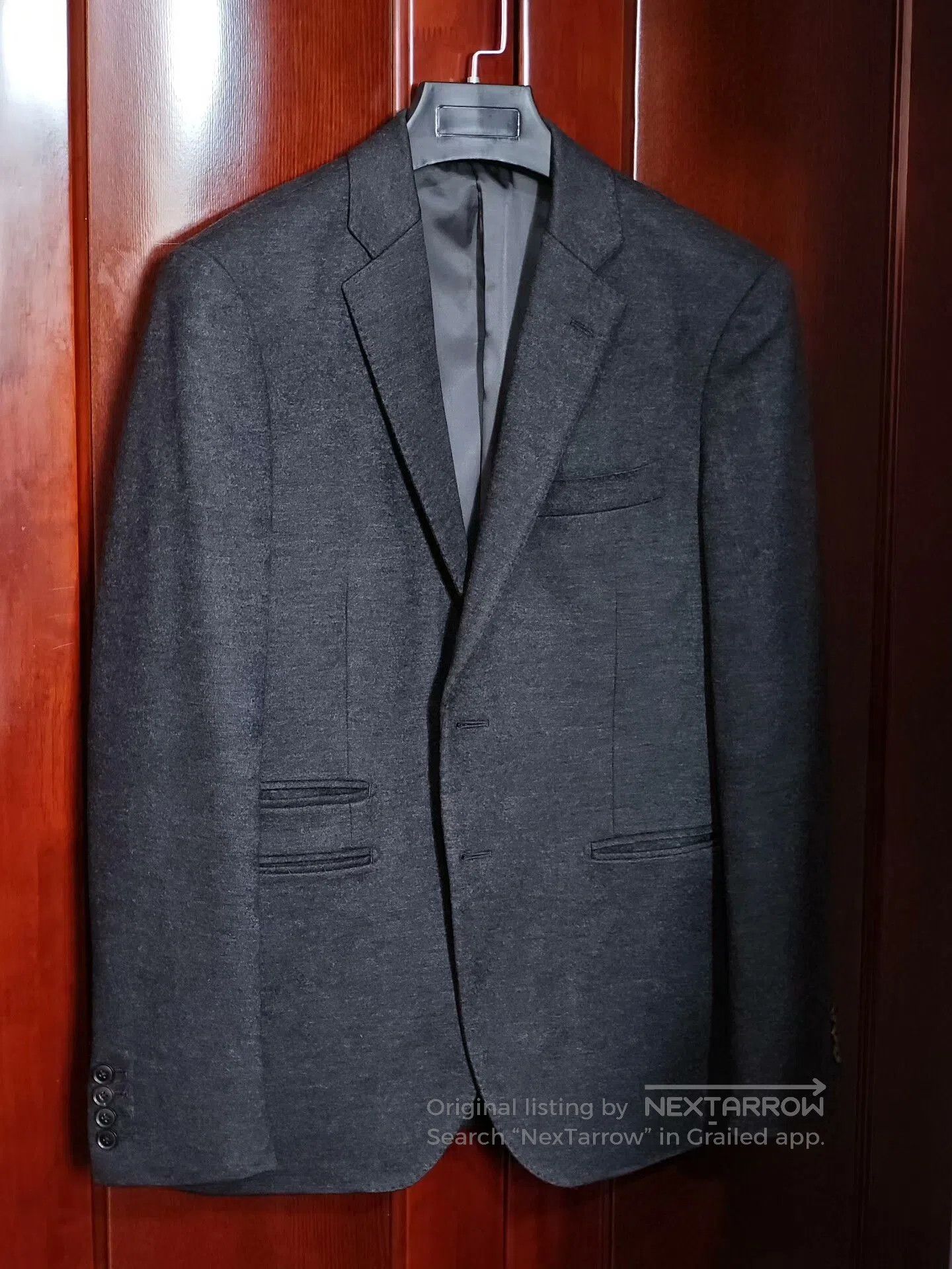 ADAM ET ROPE Wildlife Tailored Gray Wool Jacket. Size US M / EU 48-50 / 2 - 1 Thumbnail