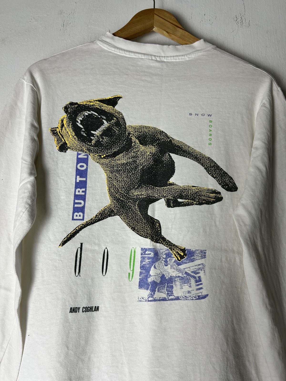 Burton RARE ! Vintage Burton Snowboards Andy Coghlan Tee Size US M / EU 48-50 / 2 - 2 Thumbnail