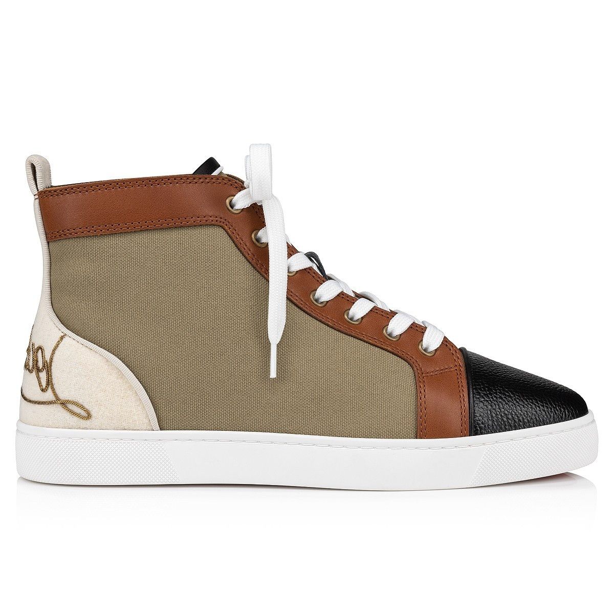 Christian Louboutin oc11z0325 Fun Louis Flat in Multicolor Size US 8.5 / EU 41-42 - 2 Thumbnail