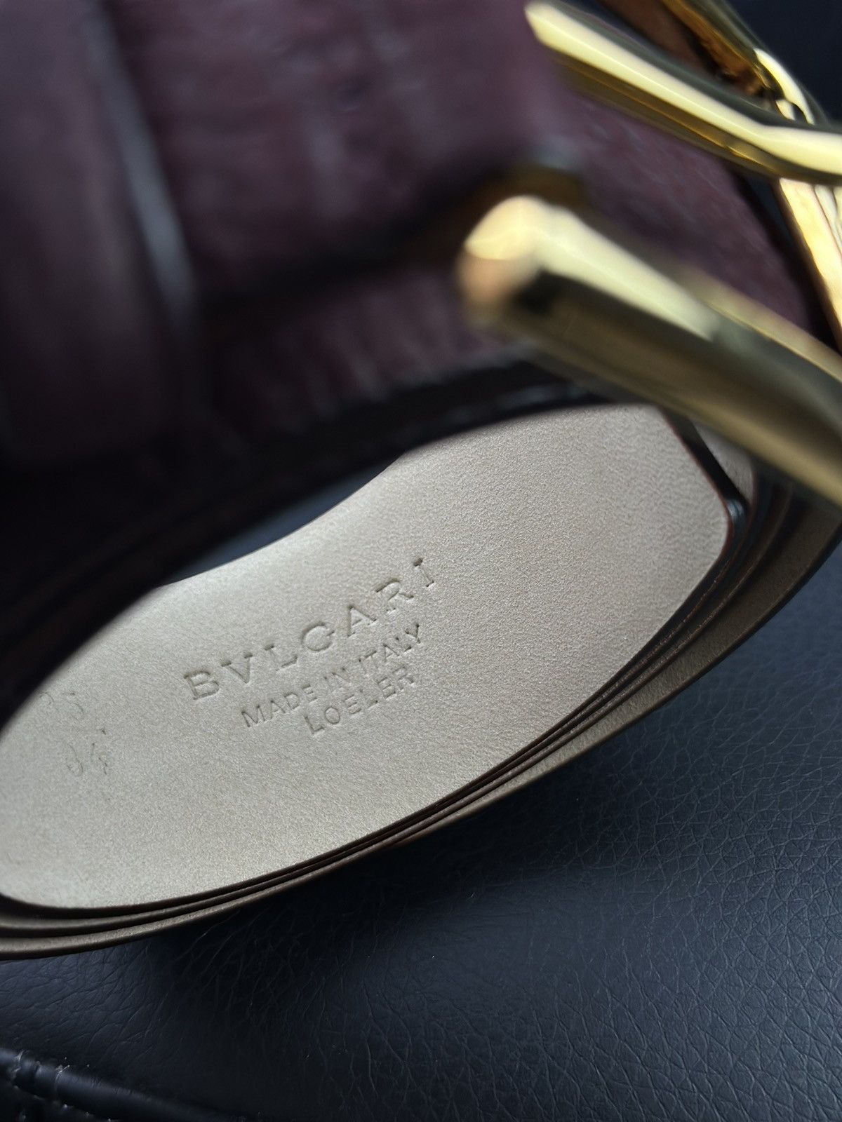 Bvlgari BVLGARI Leather Belts Italy Designer Luxury New Size ONE SIZE - 6 Thumbnail