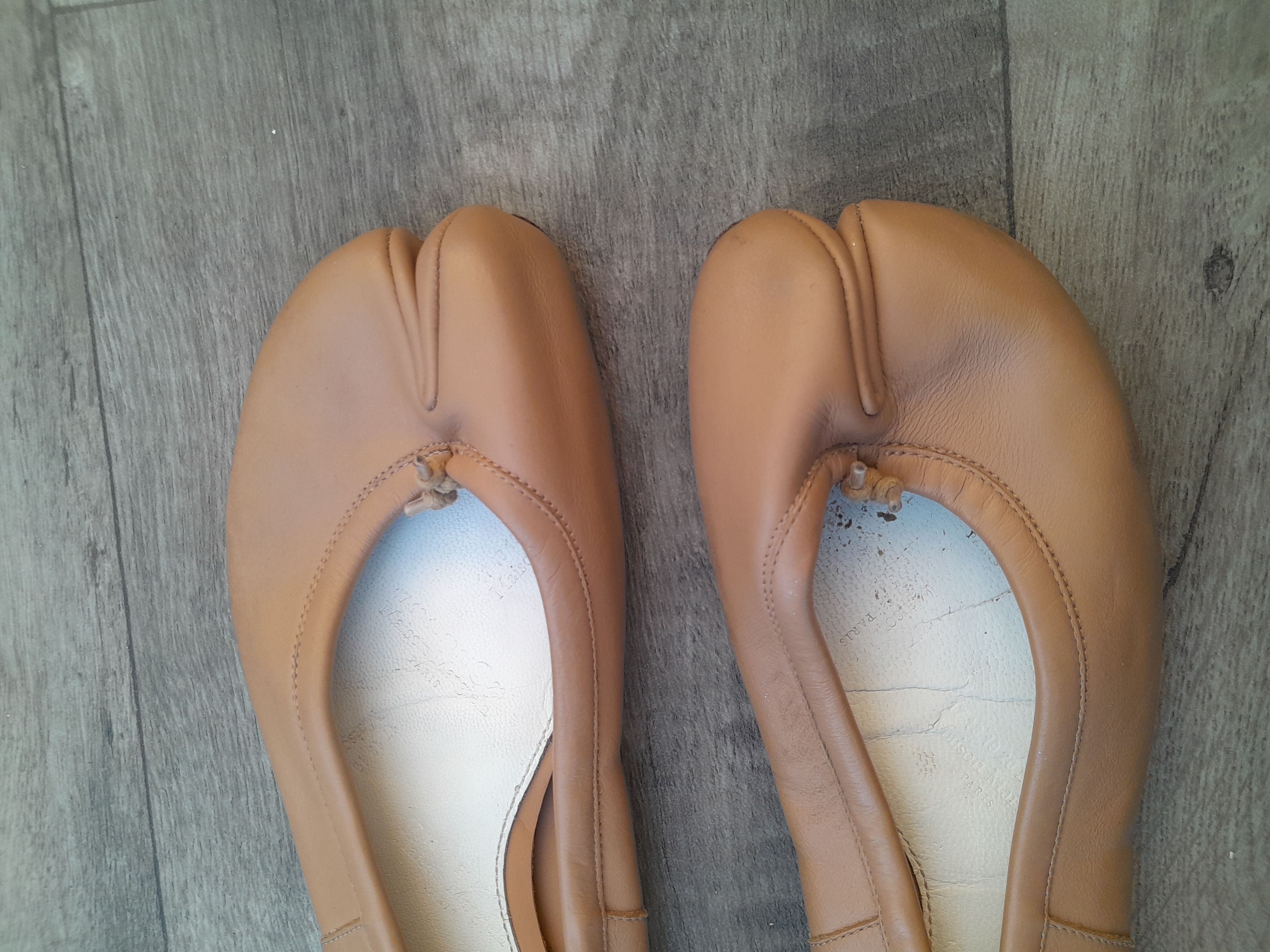 Maison Margiela Tabi leather ballet flats Size US 5 / IT 35 - 6 Thumbnail