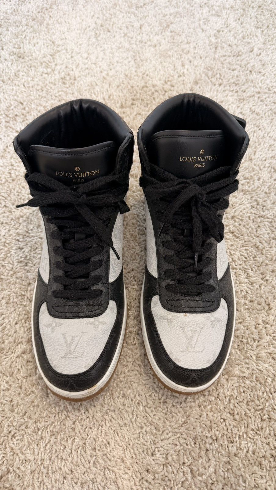 Louis Vuitton Louis Vuitton High Top Trainers Size US 8 / EU 41 - 3 Thumbnail