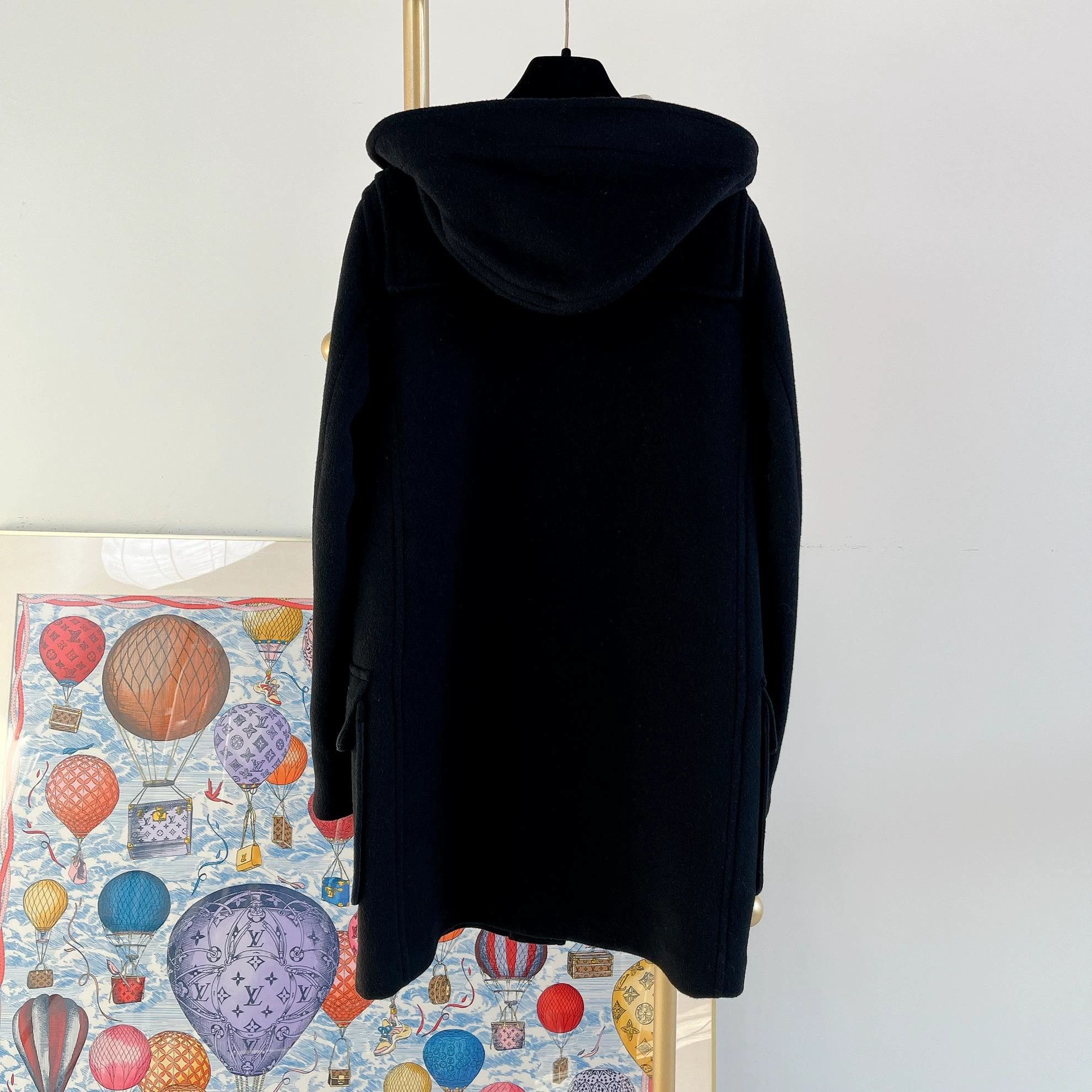 Burberry Burberry black wool coat w/ black horn buttons IT38 Size M / US 6-8 / IT 42-44 - 3 Thumbnail