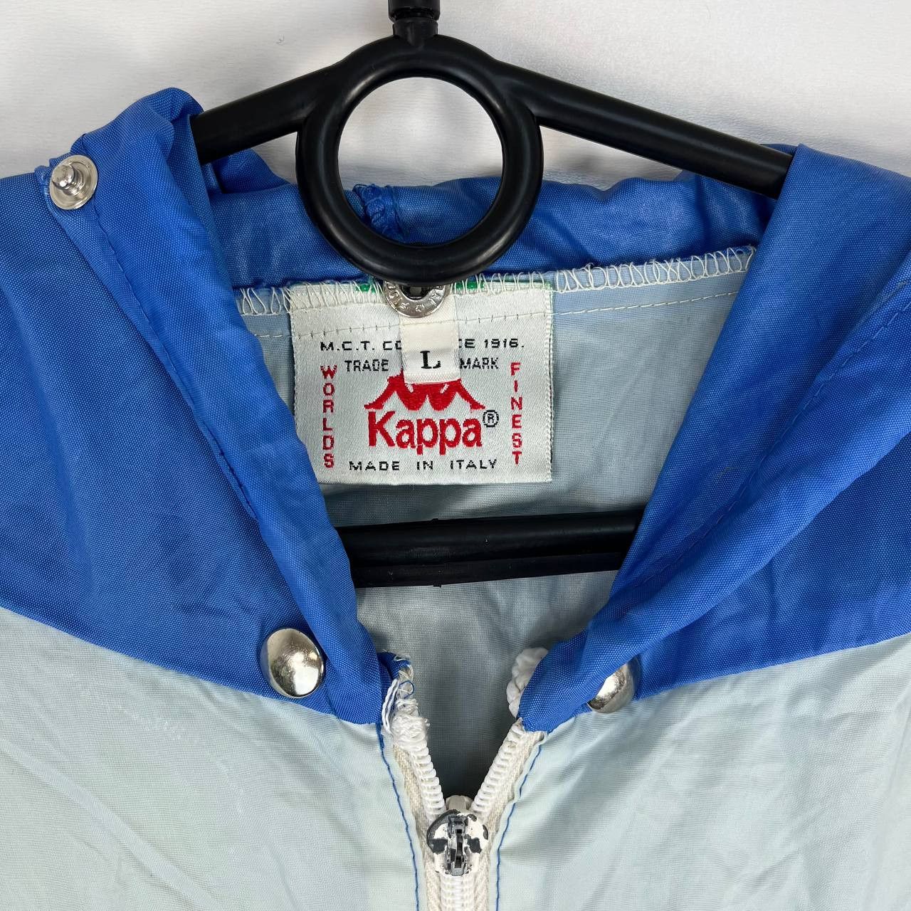 Kappa Vintage Kappa Usa Track Jacket Windbreaker Full Zip Size L Size US L / EU 52-54 / 3 - 3 Thumbnail