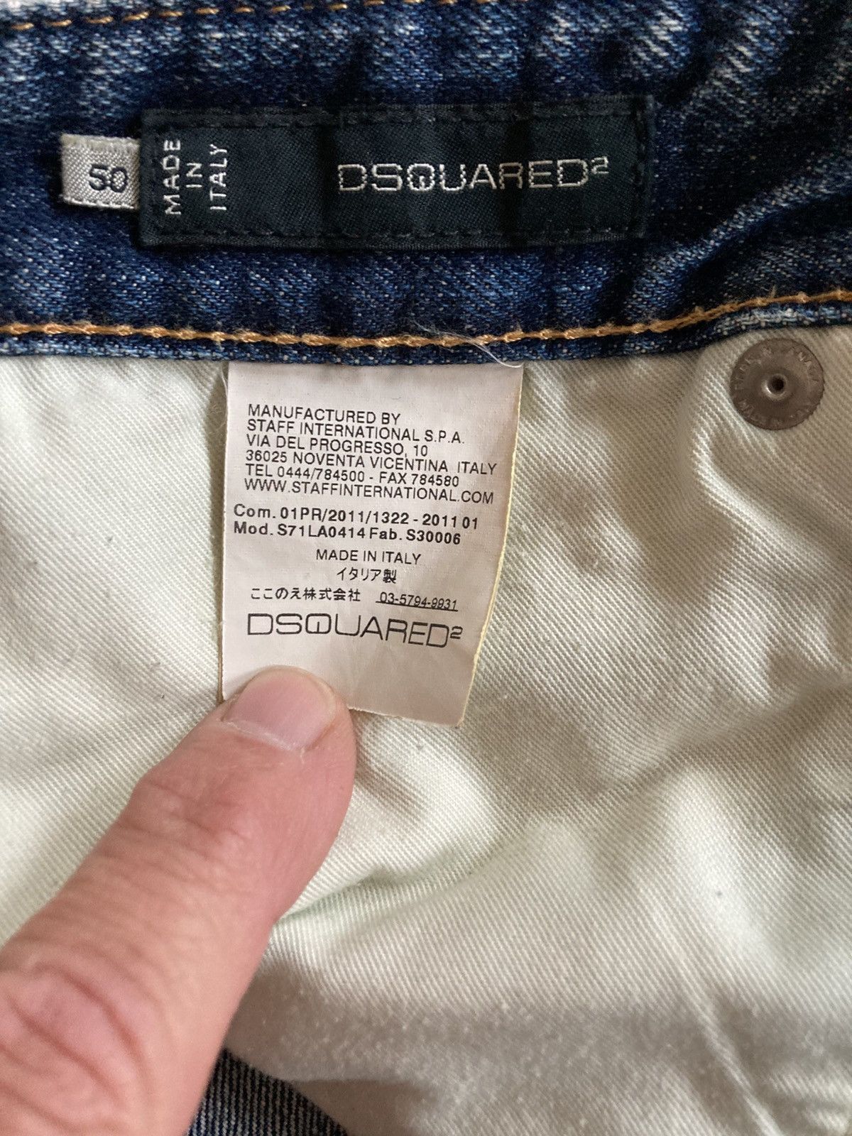 Dsquared2 Dsquared straight cut vintage jeans Size US 33 - 4 Thumbnail