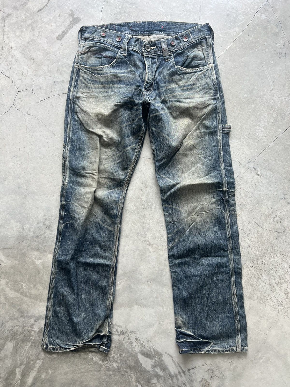 Edwin Edwin Blue Trip W30 Actual 32x31 Carpenter Jeans Size US 30 / EU 46 - 2 Thumbnail