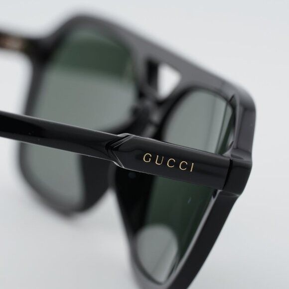 Gucci Gucci GG1823SA 001 Sunglasses Black Square Frame, Grey Size ONE SIZE - 6 Thumbnail