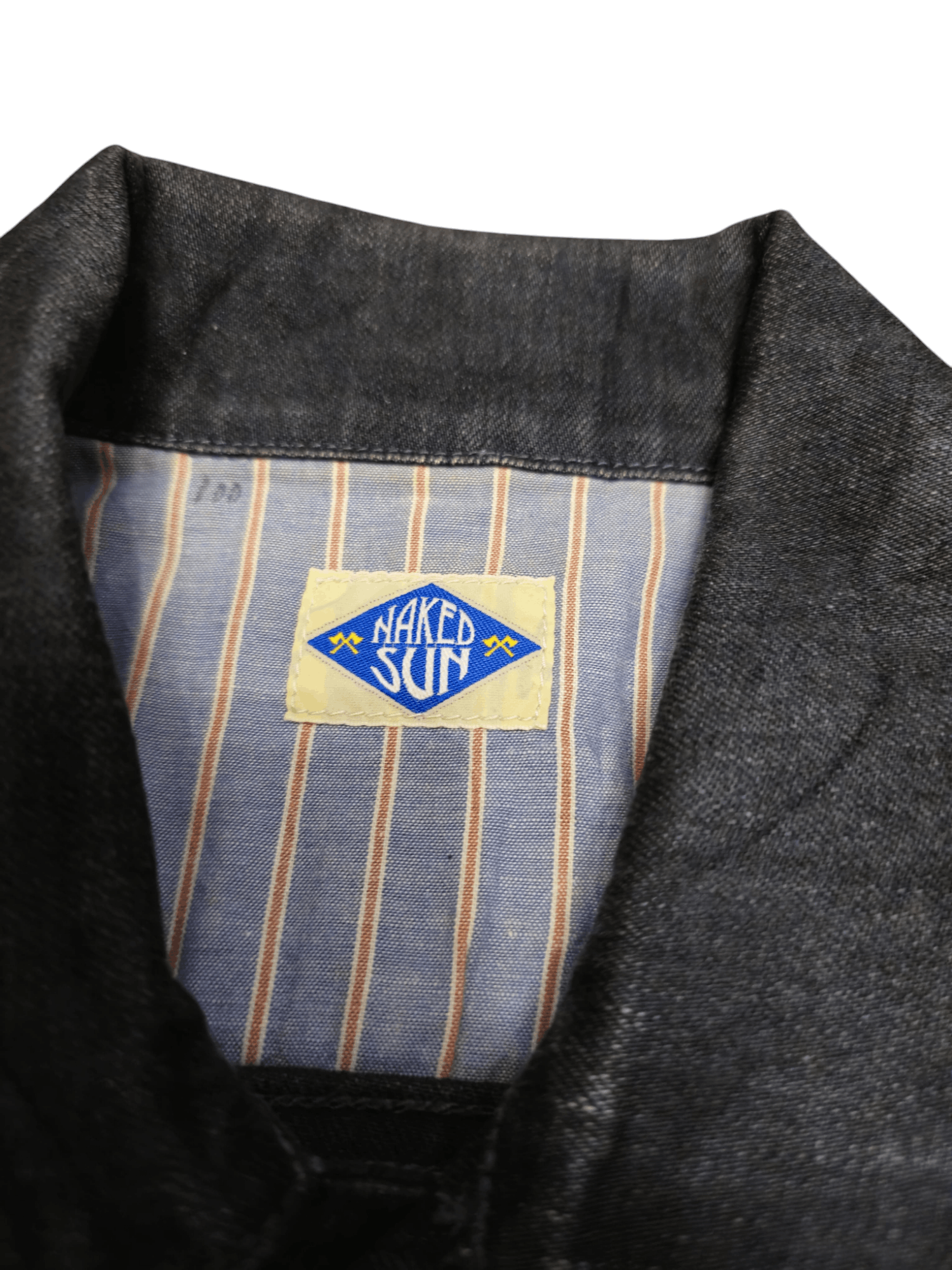 If Six Was Nine Vintage Japan Brand NAKED SUN Fading Denim Jacket Size US S / EU 44-46 / 1 - 5 Thumbnail