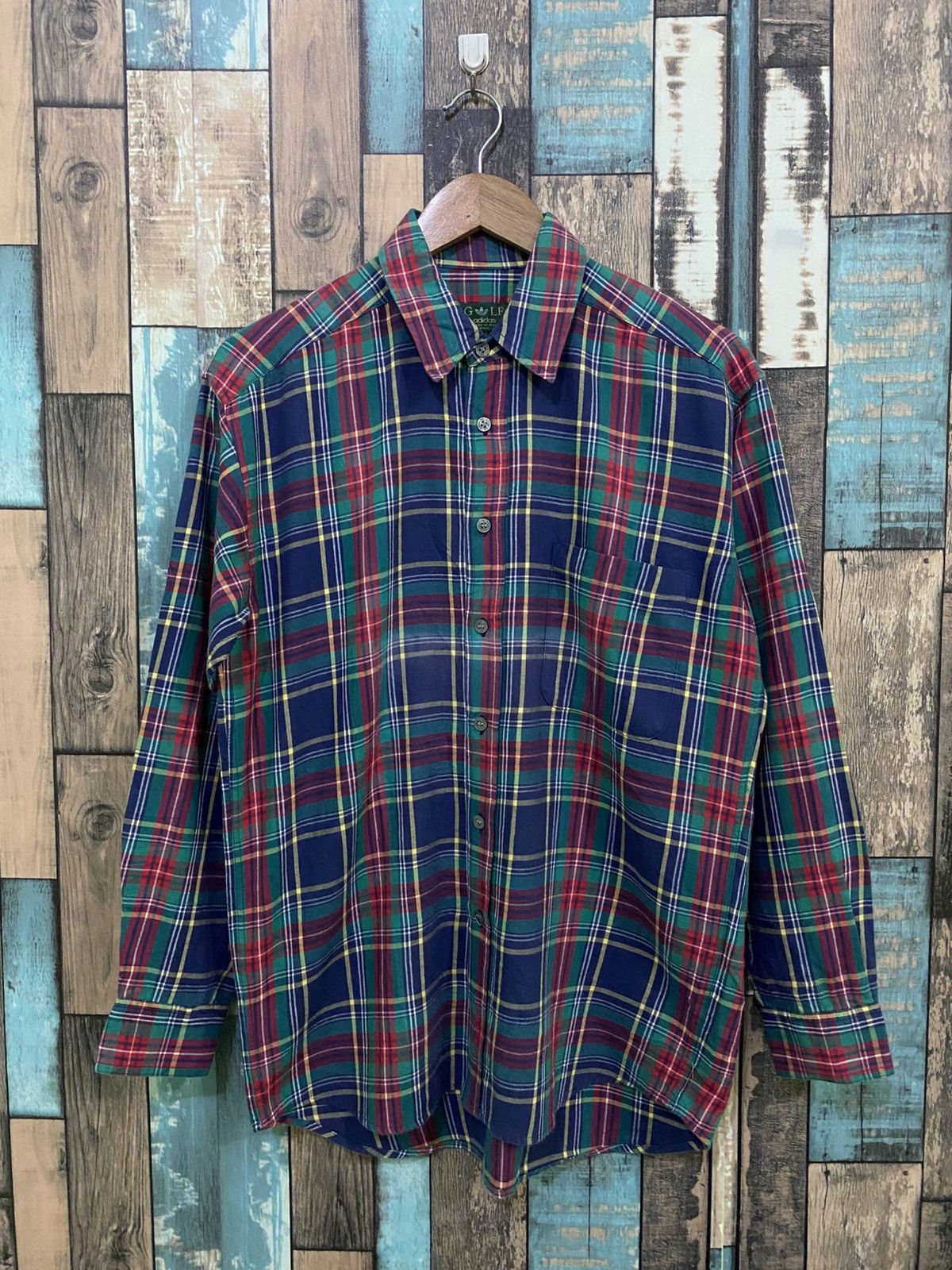 Adidas Vintage Adidas Golf Multicolour Shirt Size US M / EU 48-50 / 2 - 1 Thumbnail