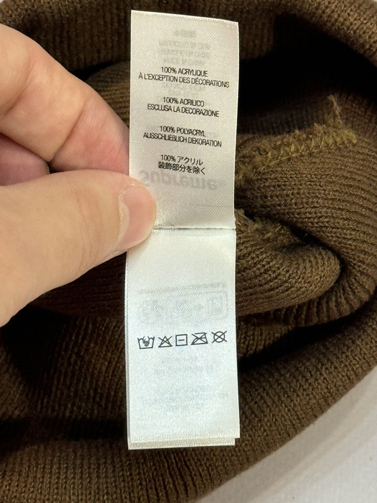Supreme Fw24 Supreme Crest Beanie(Brown/OS) Size ONE SIZE - 9 Thumbnail