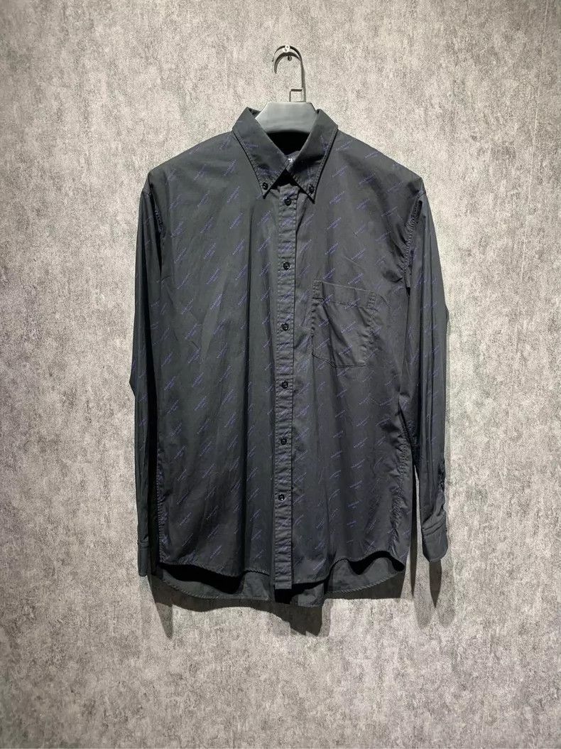 Balenciaga Balenciaga size 39 Bullet screen full of shirt 2505-Nextar Size US M / EU 48-50 / 2 - 1 Thumbnail