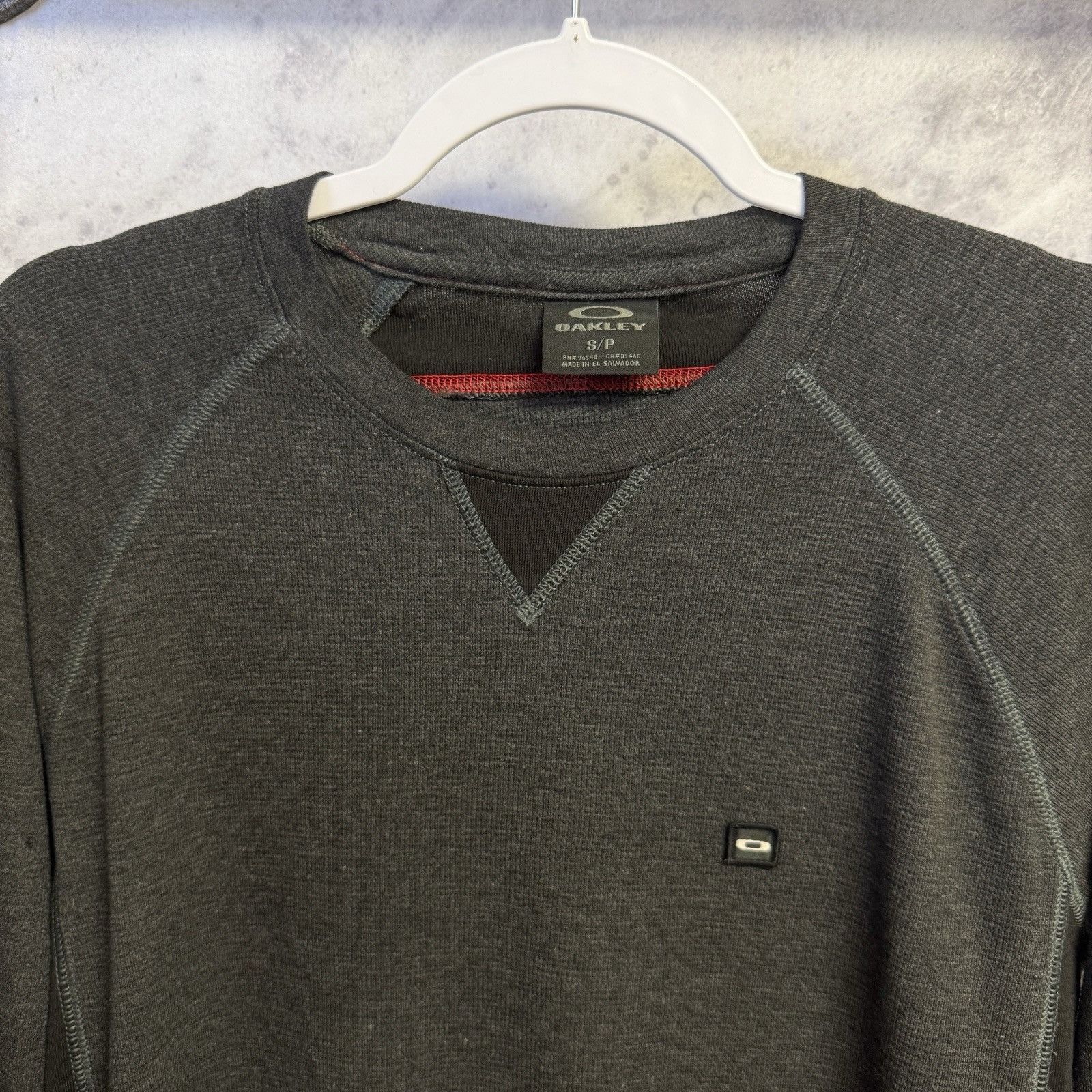 Oakley Oakley Thermal Long Sleeve Shirt Mens Small Gray Skate Stree Size US S / EU 44-46 / 1 - 3 Thumbnail
