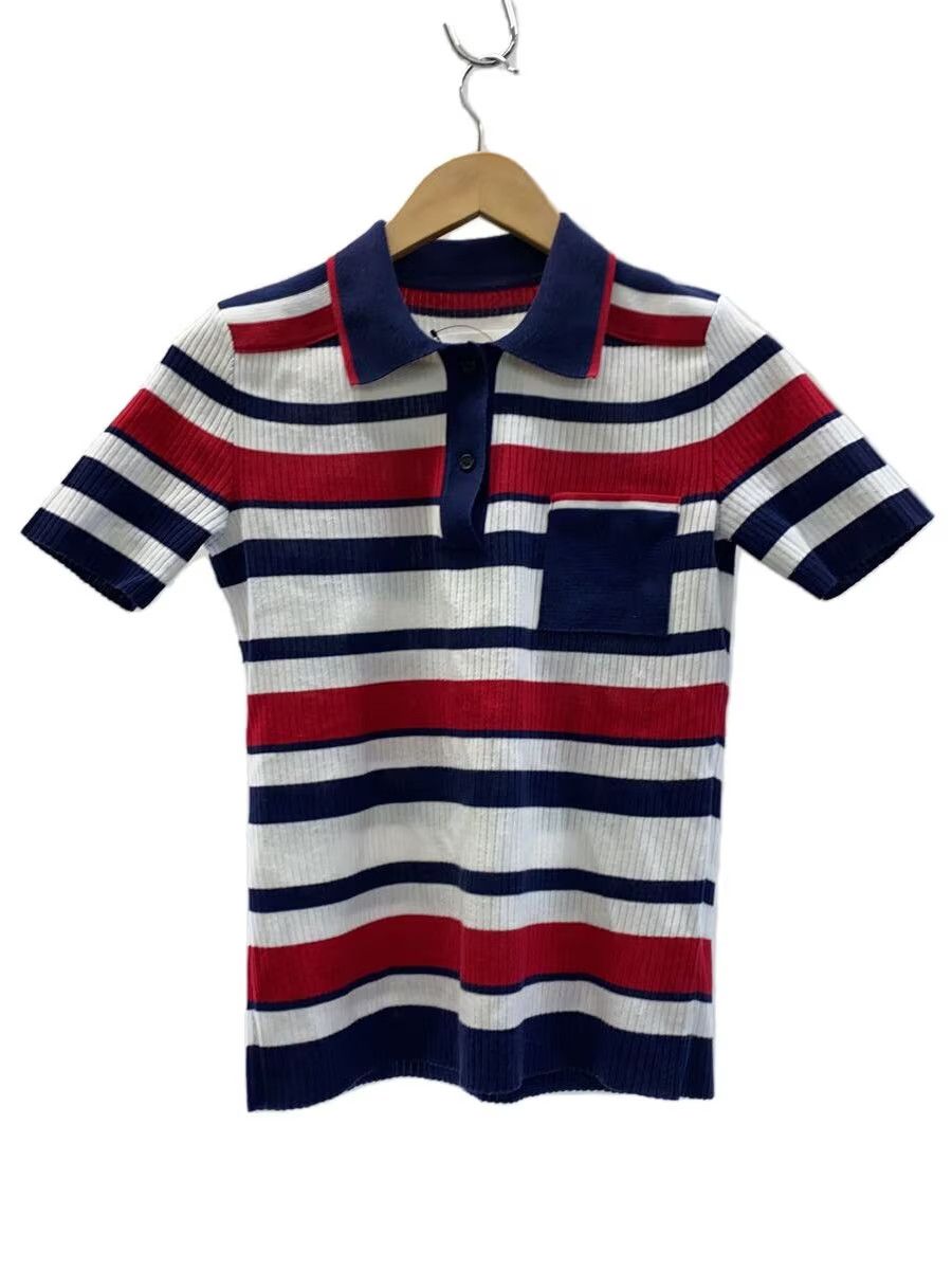 Maison Margiela Striped Polo Shirt Size S / US 4 / IT 40 - 1 Thumbnail