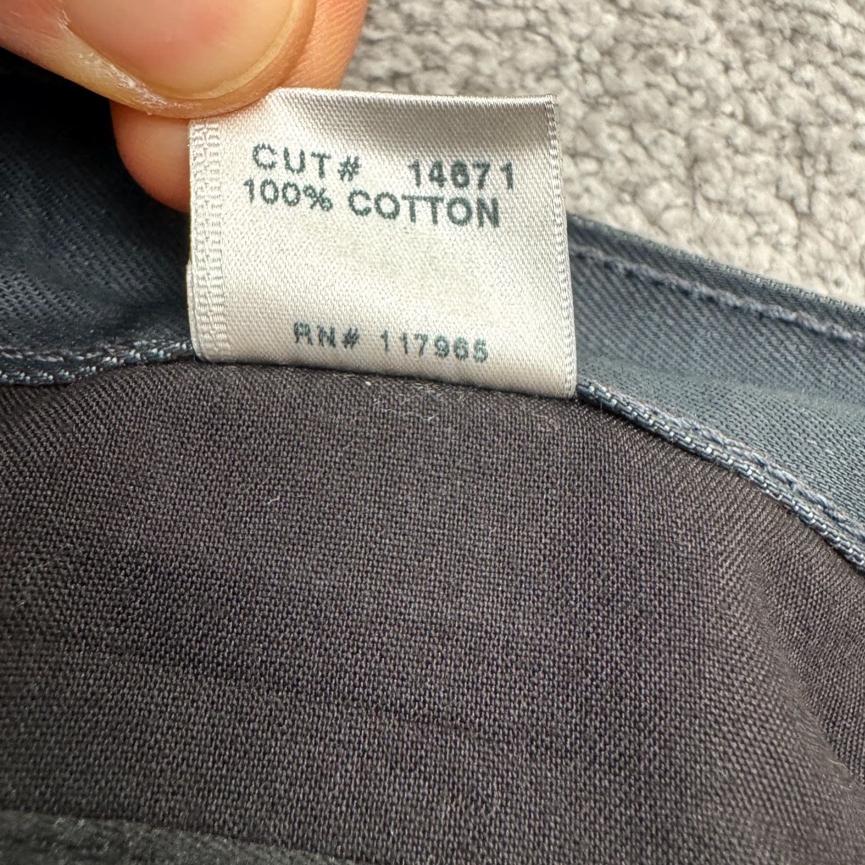 J Brand J Brand Mechanism Indigo Jeans Pants Mens 34 Straight Leg 100% Cotton 34x25 Shirt? Size US 34 / EU 50 - 7 Thumbnail