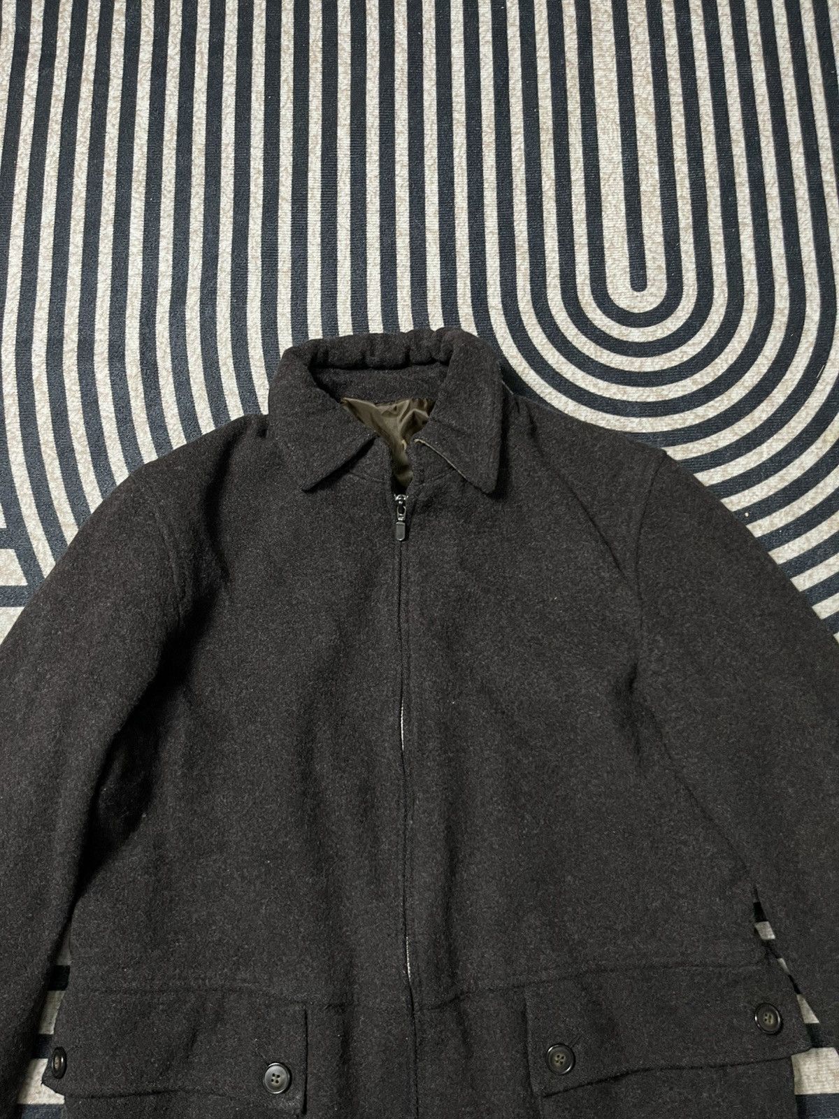 PPFM 90s PPFM WOOL ZIPPER JACKET NICE DESIGN Size US M / EU 48-50 / 2 - 5 Thumbnail
