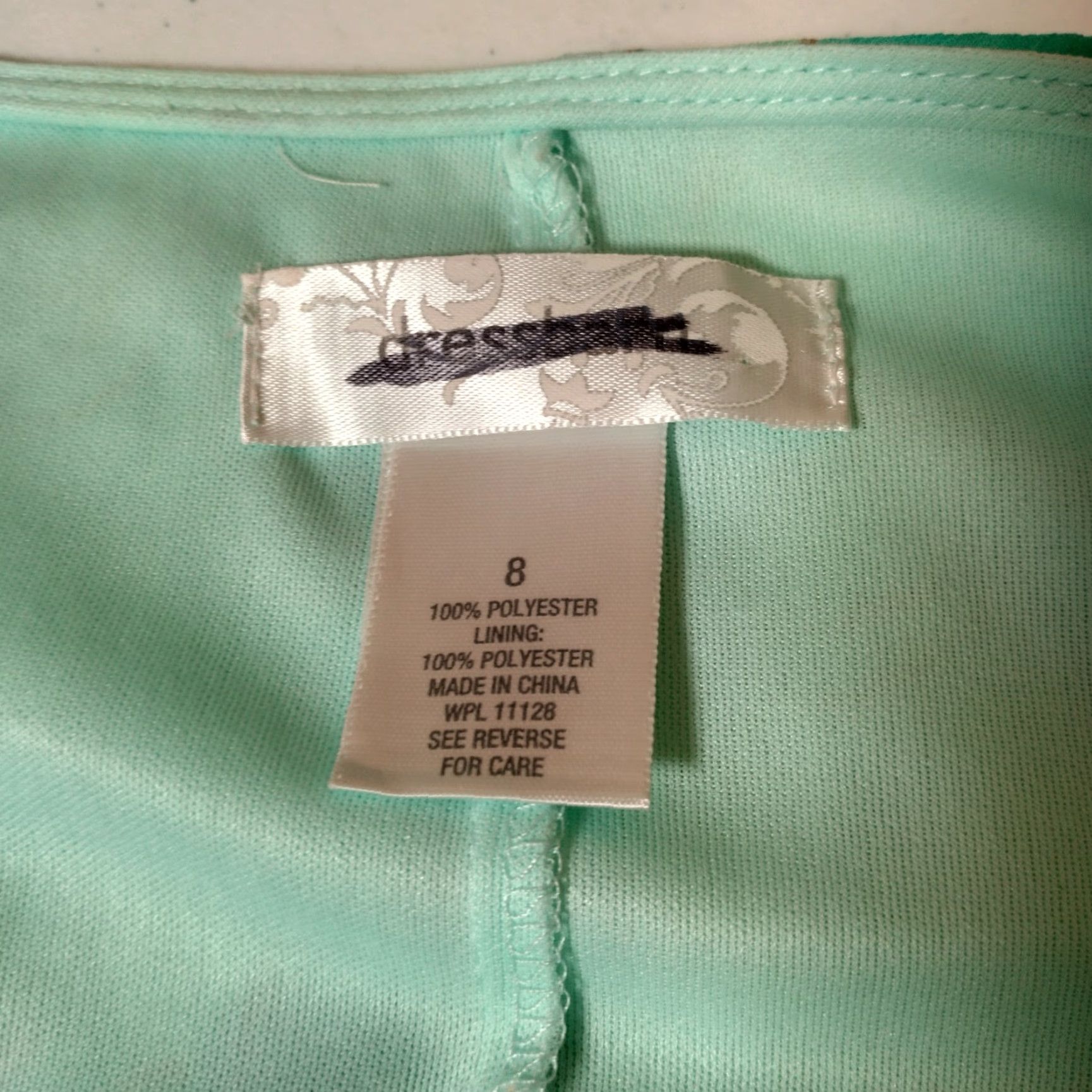 Vintage VINTAGE Dressbarn Skirt Women Midi A-Line Floral Blue Green Gold Semi-sheer Crinkle Polyester Lined Easter Y2K Fun Mans Size 30" / US 8 / IT 44 - 3 Thumbnail