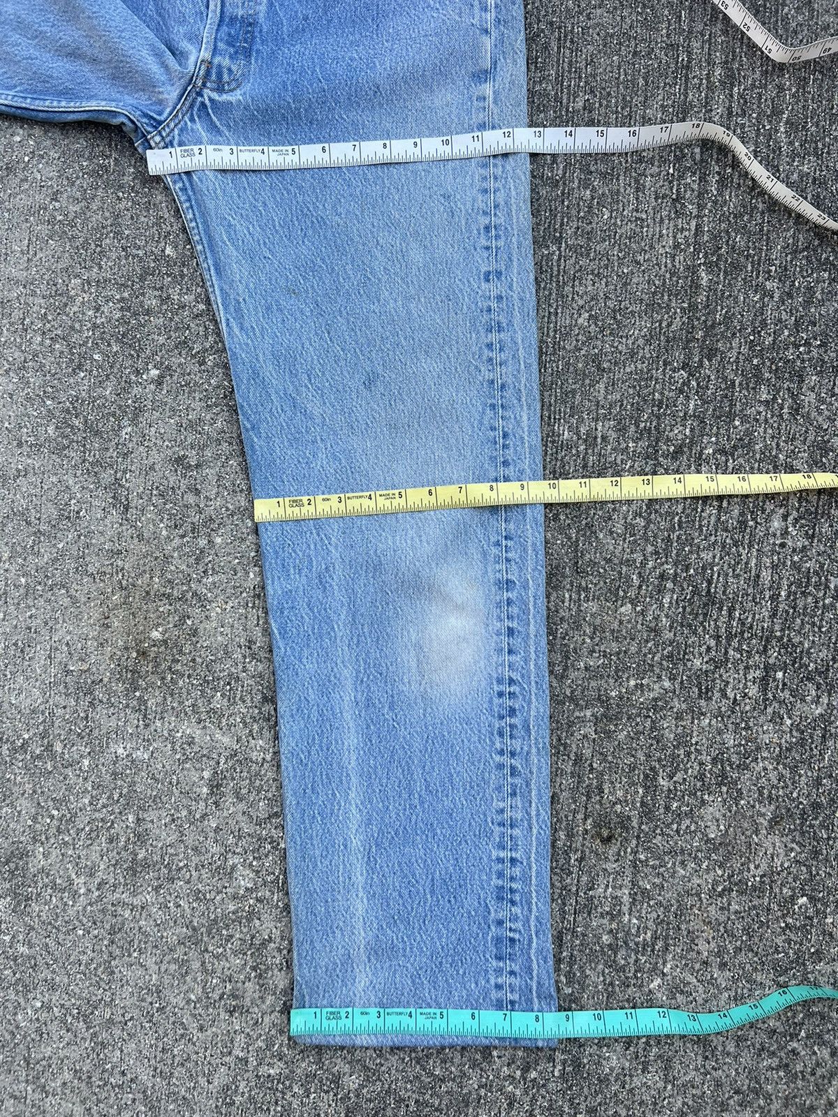 Levi's Vintage 80s Levi’s 501 Faded Light Blue Denim Jeans Size US 34 / EU 50 - 4 Thumbnail