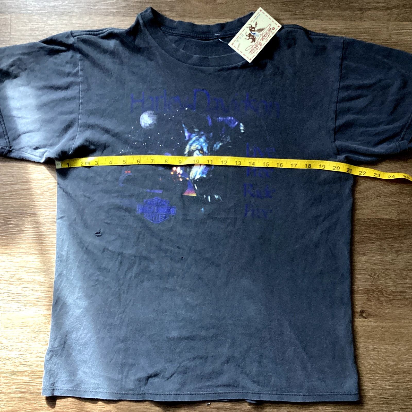 Harley Davidson Faded Harley Wolf Tee- Size Large Size US L / EU 52-54 / 3 - 3 Thumbnail