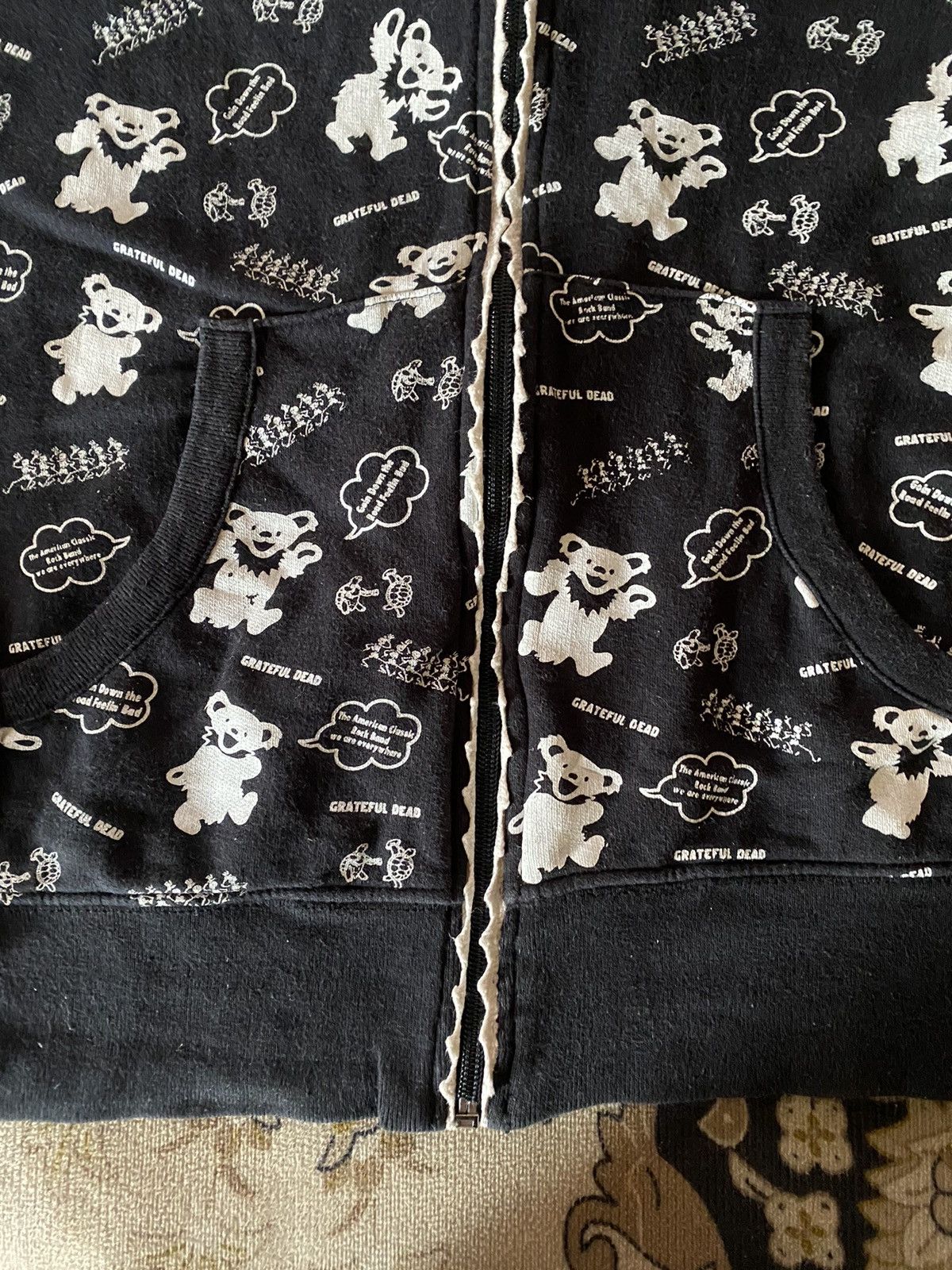 Band Tees 🔥RARE🔥🔥Vintage Y2k Grateful Dead Fullprint Zipper Hoodie Size US S / EU 44-46 / 1 - 3 Thumbnail