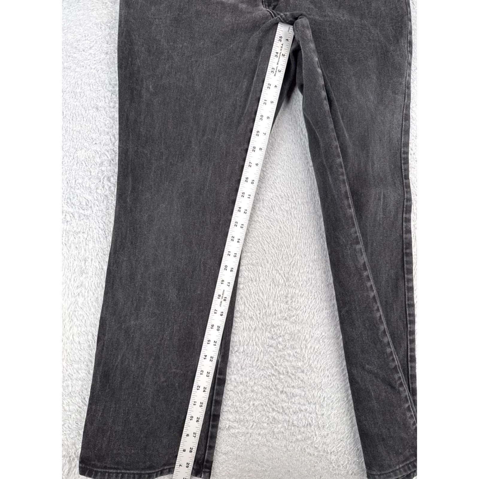 Sea New York New York Jeans Women's Bootcut Jeans 12 Black High Rise 100% Cotton Stretch Made in Canada Size 34" / US 12 / IT 48 - 7 Thumbnail
