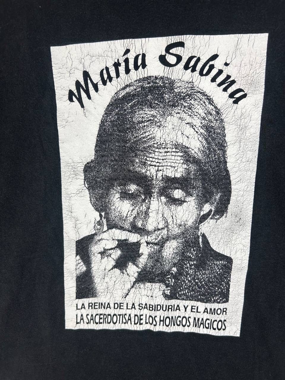 Vintage Vintage 90s Maria Sabina Psychedelic– Sacred Mushroom Shaman Size US L / EU 52-54 / 3 - 4 Thumbnail