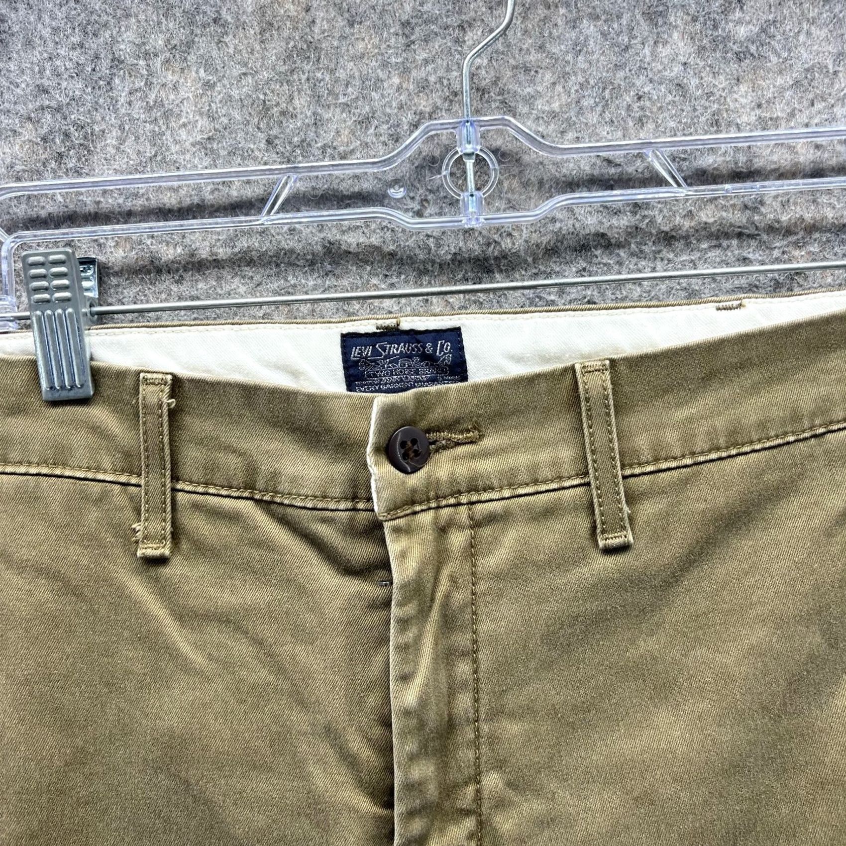 Levi's Levi's Pants Men 30x30 Chino Canvas Beige Khaki Casual Dress Formal Workwear Straight 30in Inseam Regular Waist 32in Size US 30 / EU 46 - 5 Thumbnail