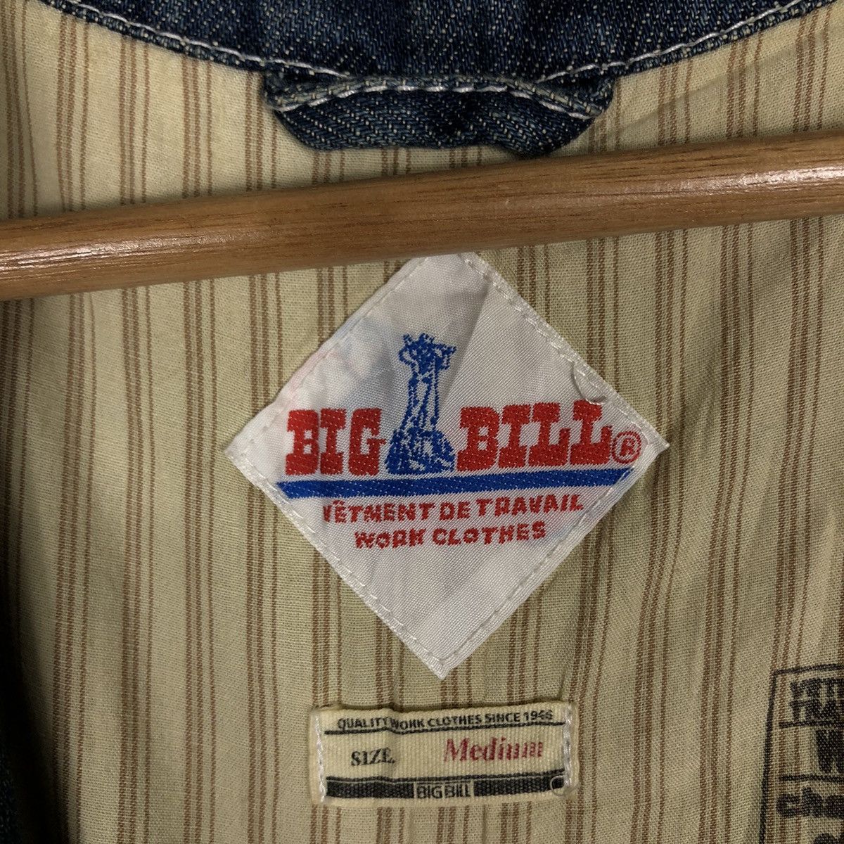 Japanese Brand 🔥90s Vintage Hikory Chore Jacket BigBill Japan Issey Miyake Size US M / EU 48-50 / 2 - 13 Thumbnail