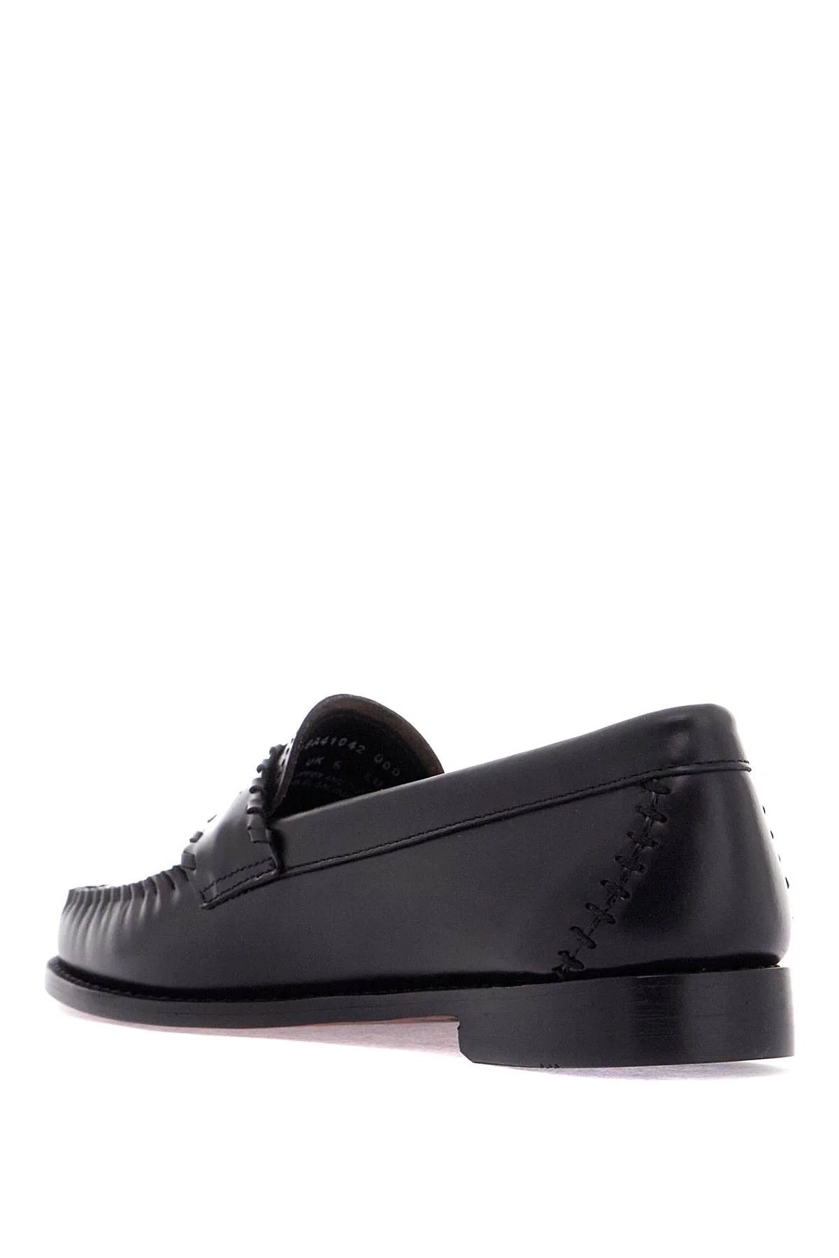 G.H. Bass & Co. o1s22i1n1024 Weejuns Lola Whipstitch Loafers in Black Size US 9.5 / IT 39.5 - 3 Thumbnail