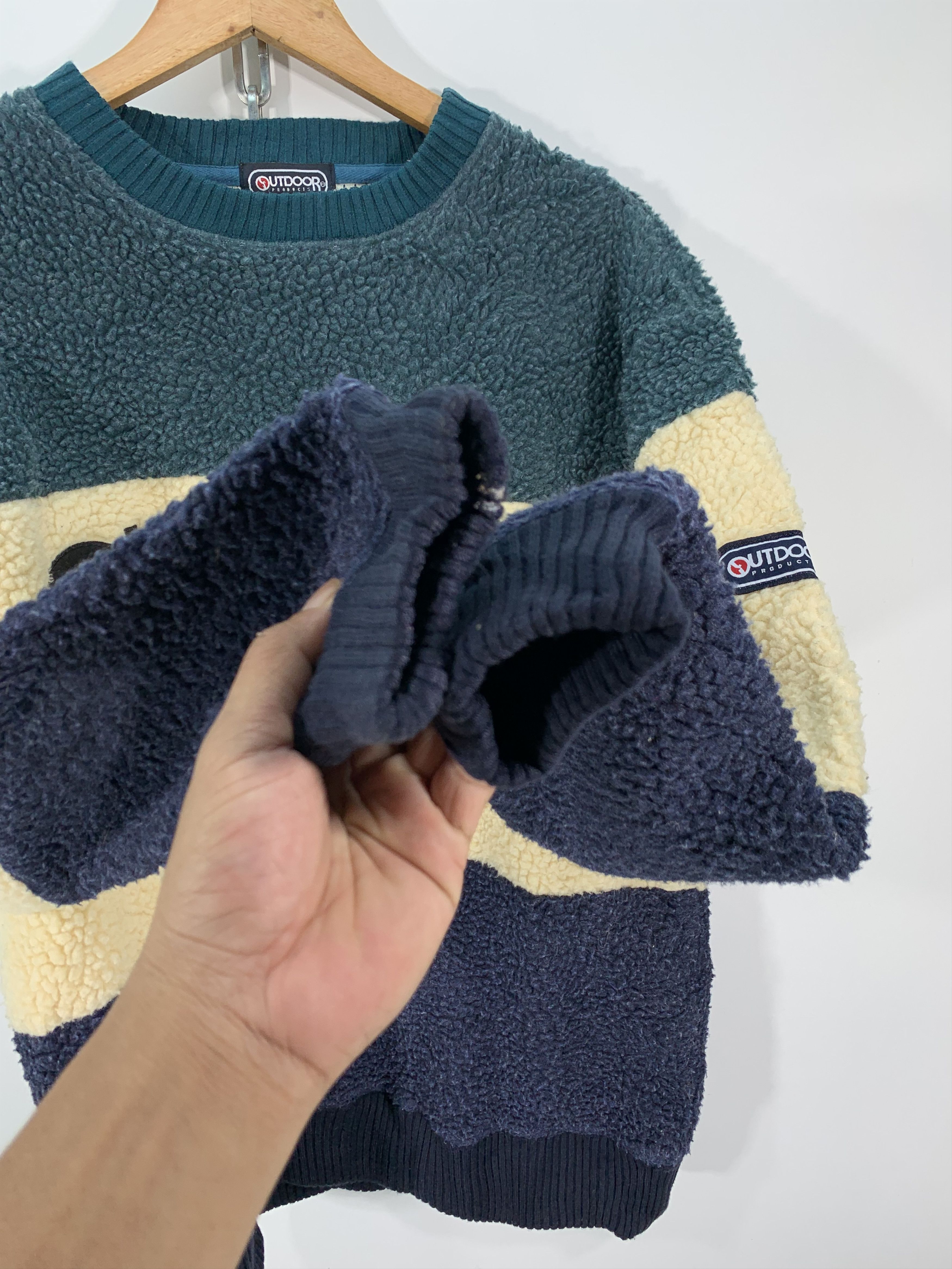 Japanese Brand 🔥RARE🔥Outdoor Sherpa x retro Fleece Size US L / EU 52-54 / 3 - 4 Thumbnail